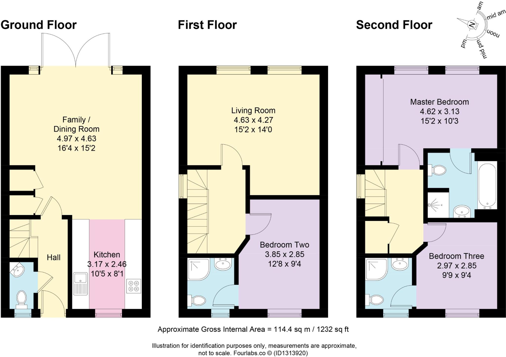 Conisbrough Grove, Garforth, Leeds floorplan