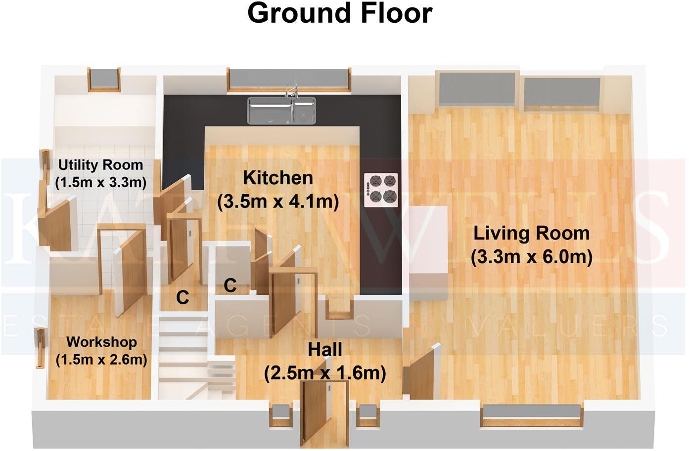 Green Hill Close, Leeds floorplan