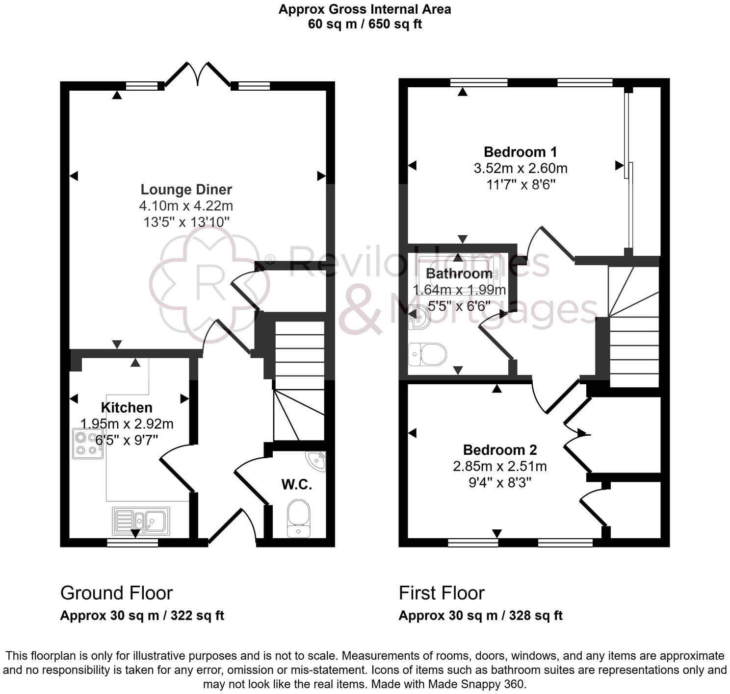 Cook Road, Rochdale, OL16 floorplan