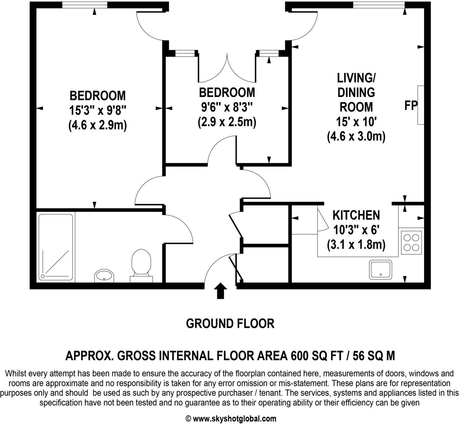 Northumbria Court, Richmond floorplan