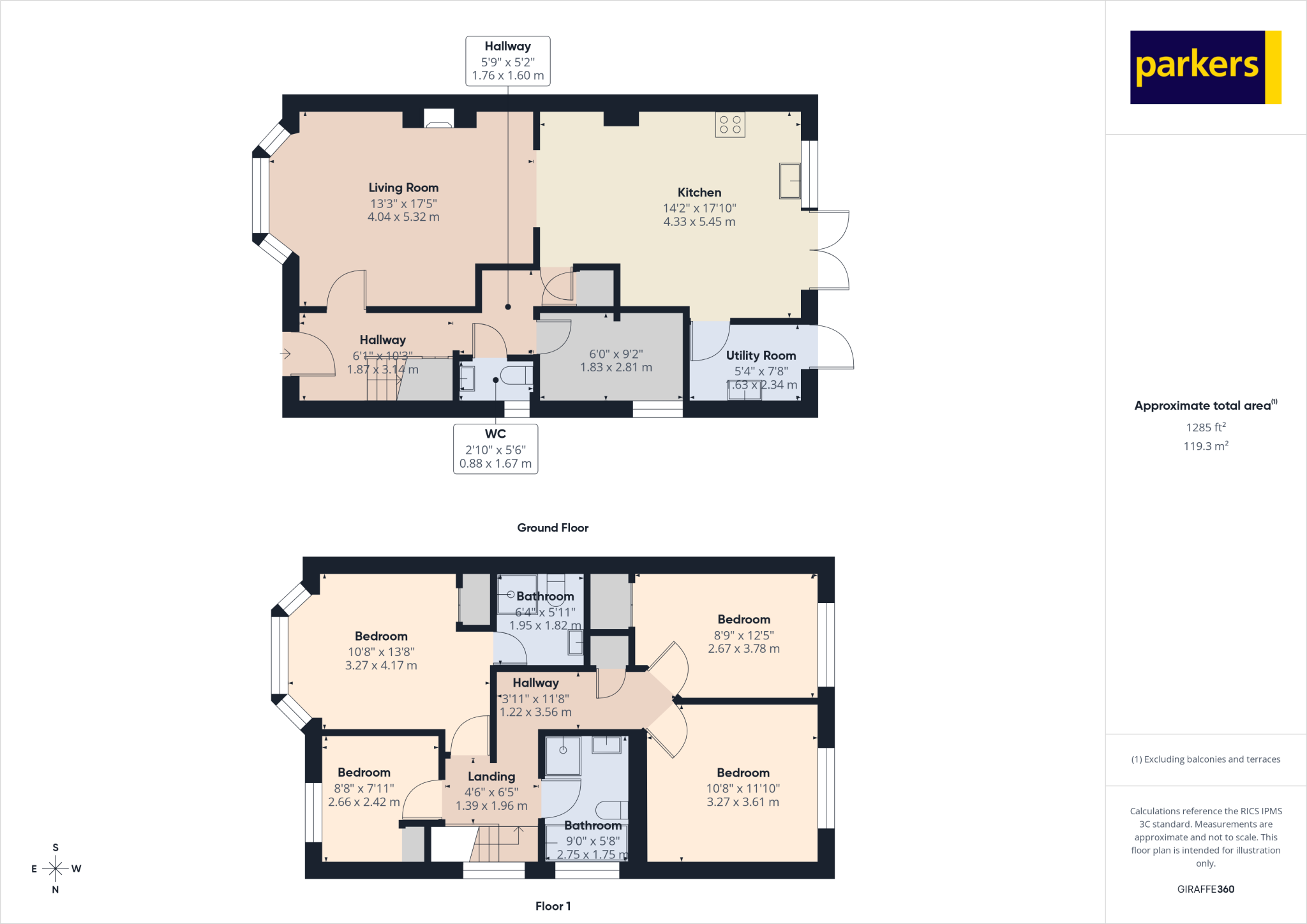 Stocker Close, Basingstoke, Hampshire, RG21 floorplan