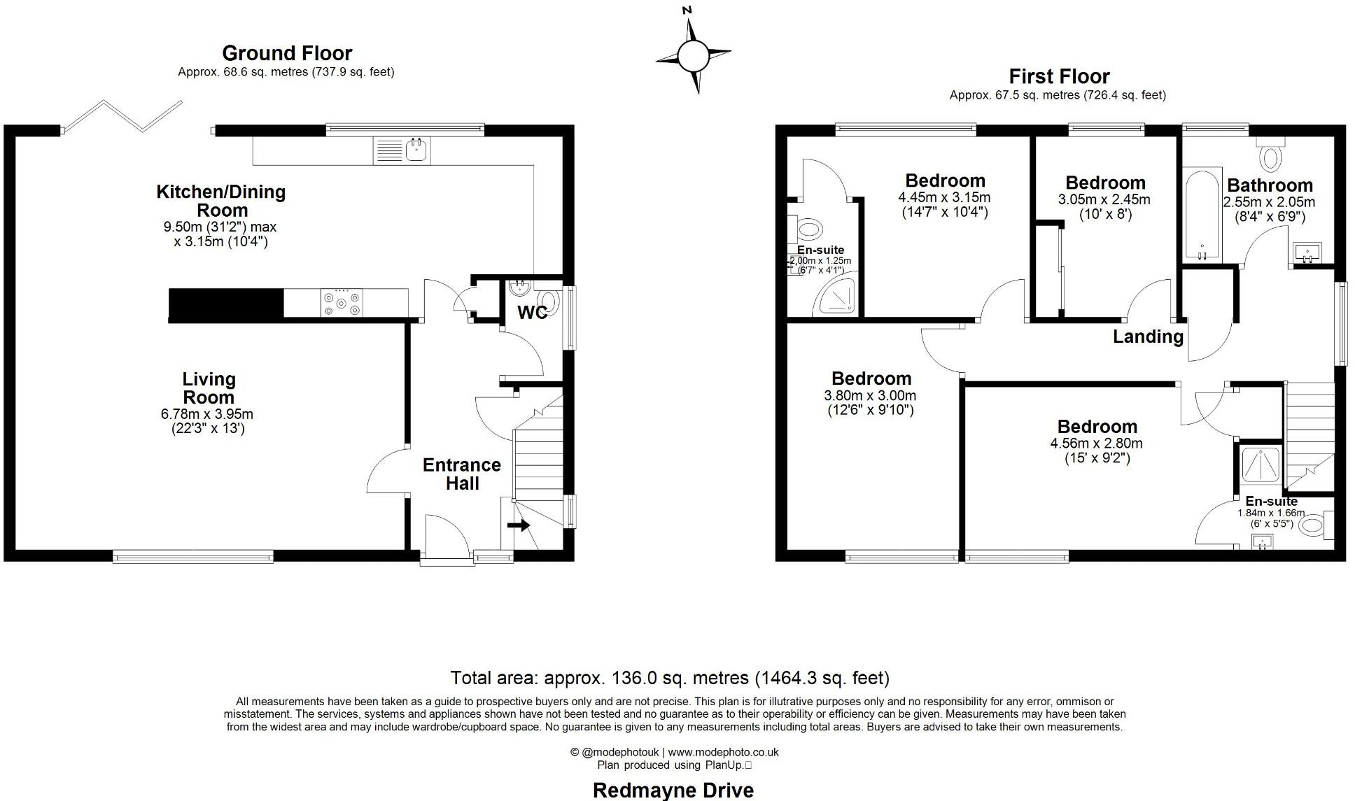 Redmayne Drive, Chelmsford, Essex, CM2 floorplan