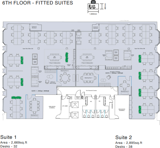 6th Floor Suite Spilt