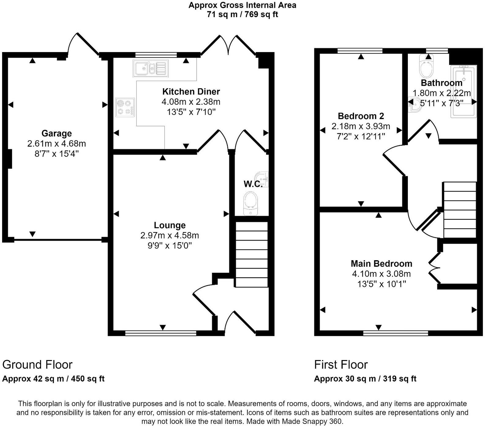 Bakehouse Close, Wigan, WN5 floorplan