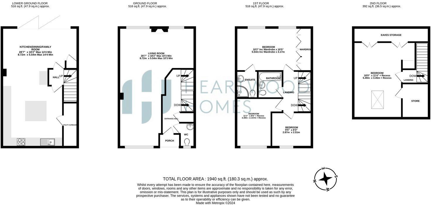 Warwick Road, St. Albans, AL1 4DJ floorplan