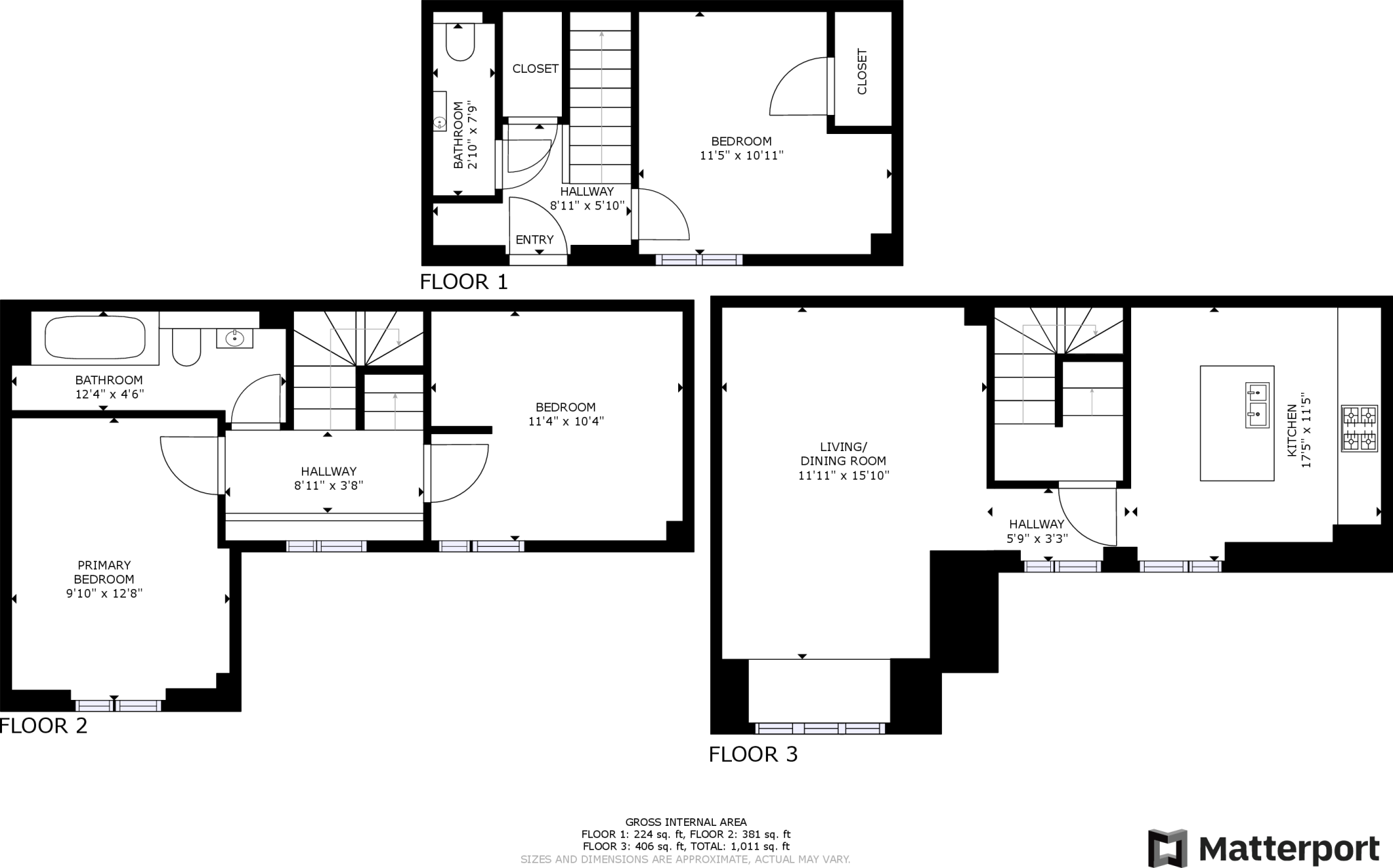 Roof Gardens, Bentinck Street, Castlefield floorplan