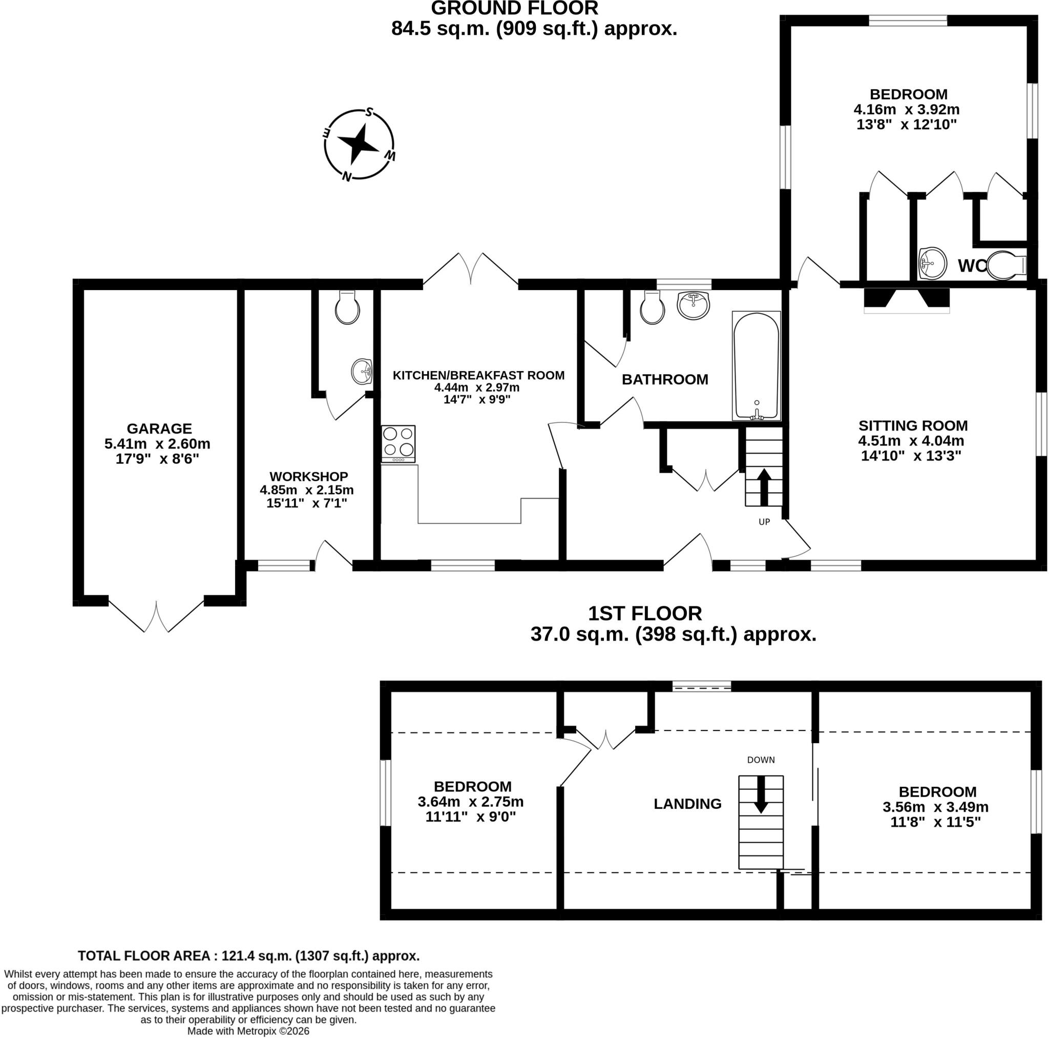 Brook Street, Fovant floorplan