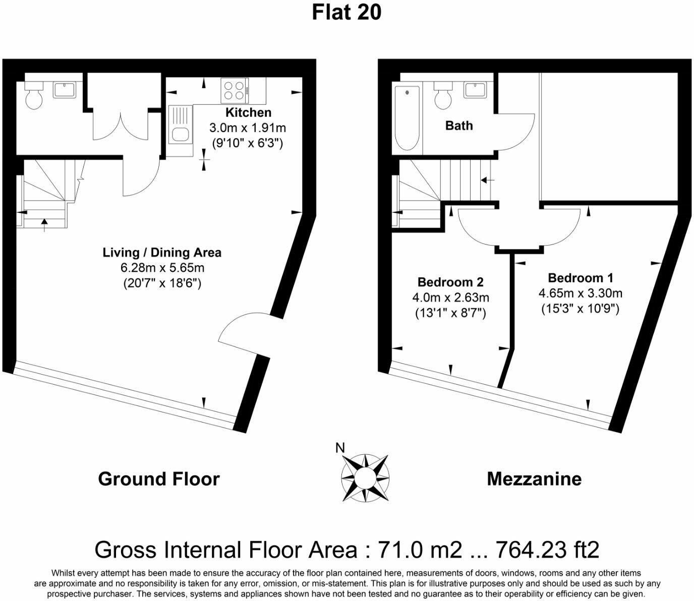 Restmor Way, Wallington, SM6 floorplan