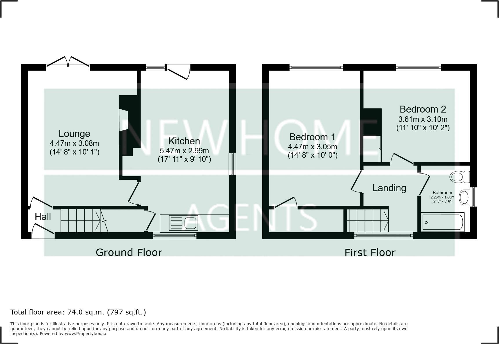 Peveril Road, Tibshelf, Alfreton, DE55 5LR floorplan