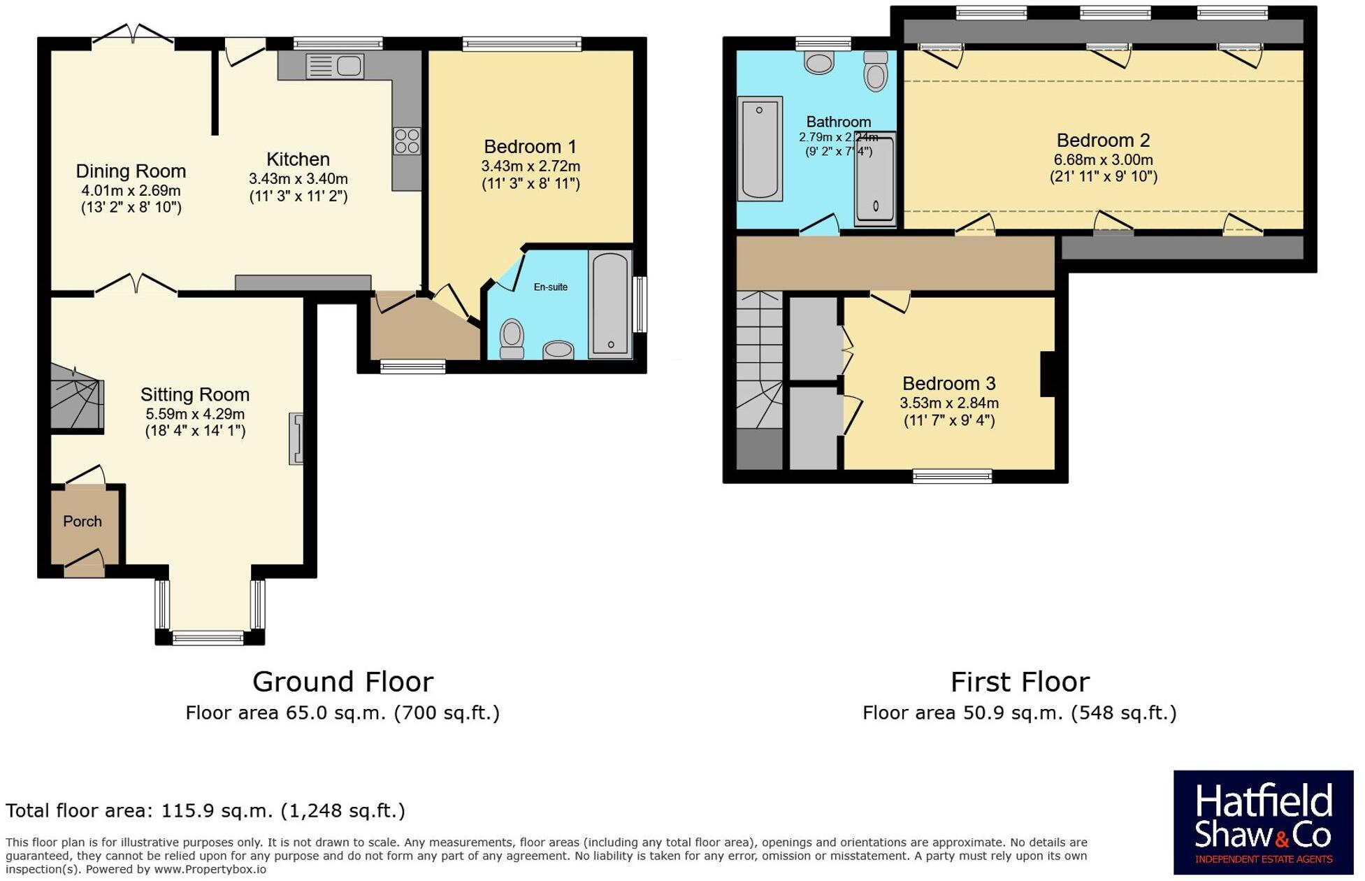 3 Buckingham Road, Steeple Claydon, MK18 floorplan