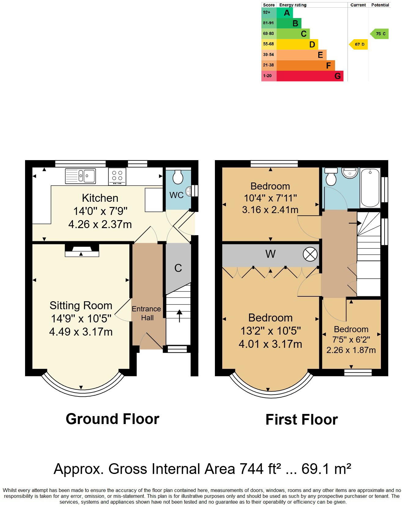 Highfield Road, Tunbridge Wells floorplan