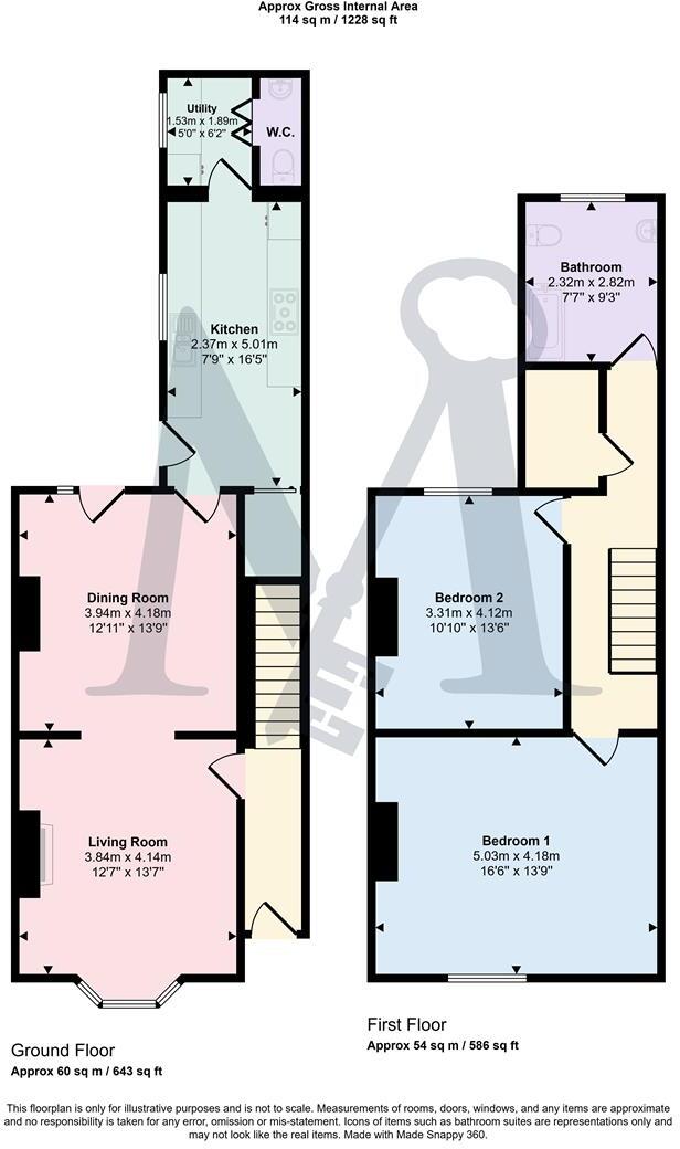 London Road, Coalville floorplan