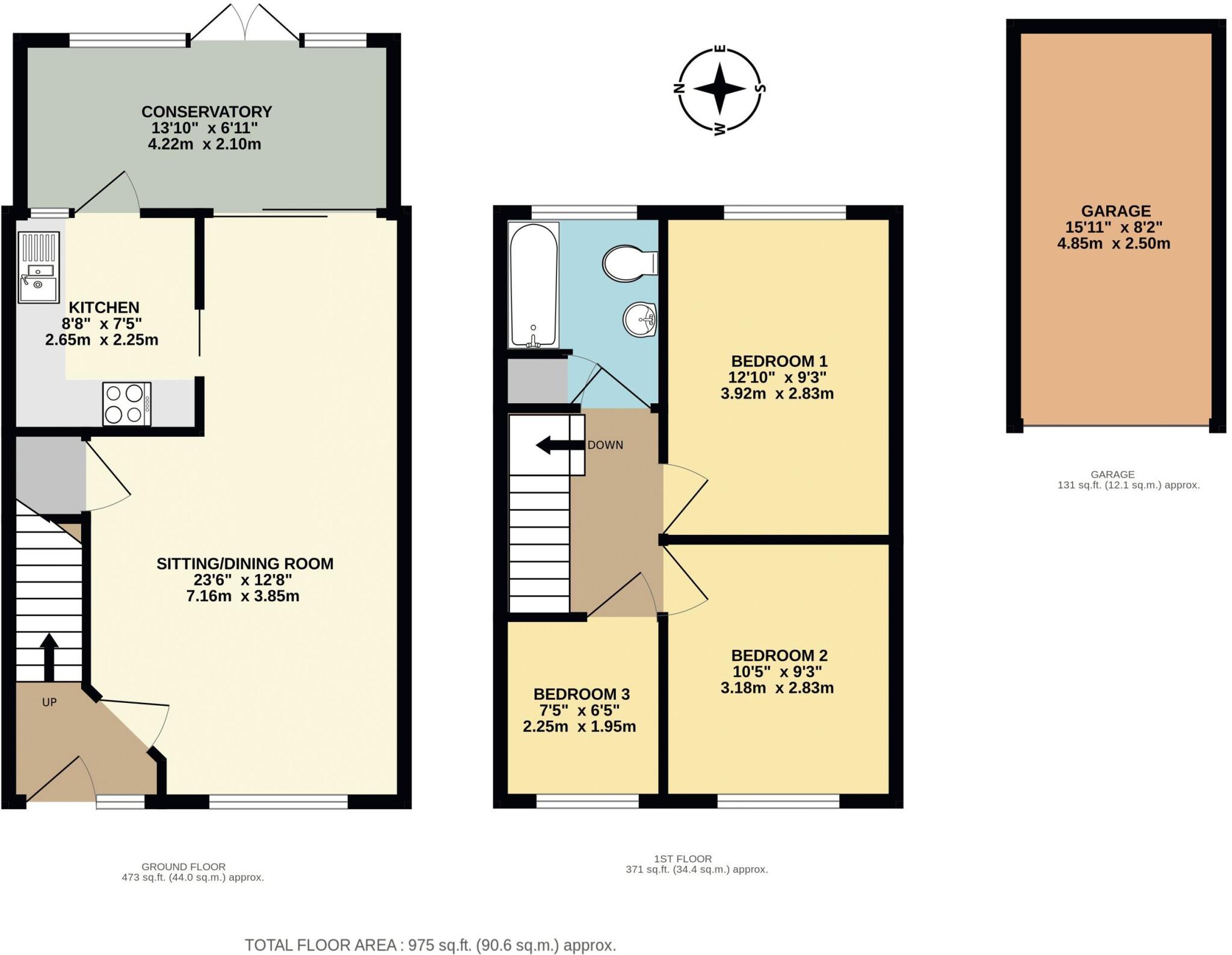 Thorndun Park Drive, Chard, Somerset TA20  floorplan