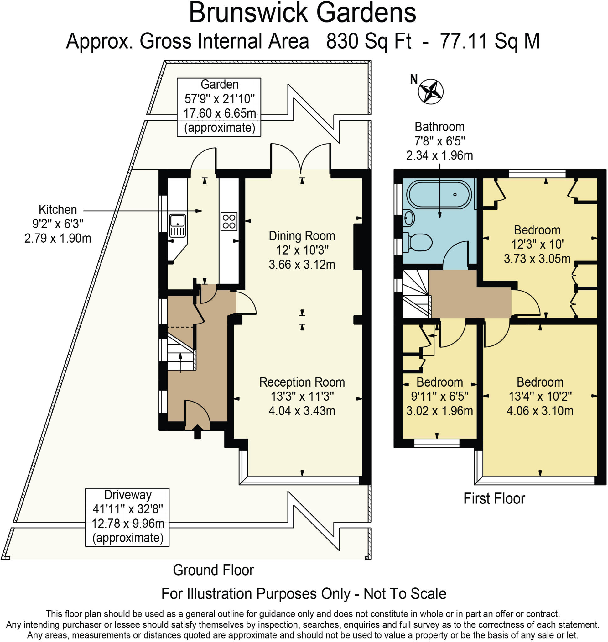 Brunswick Gardens, Fairlop, IG6 floorplan