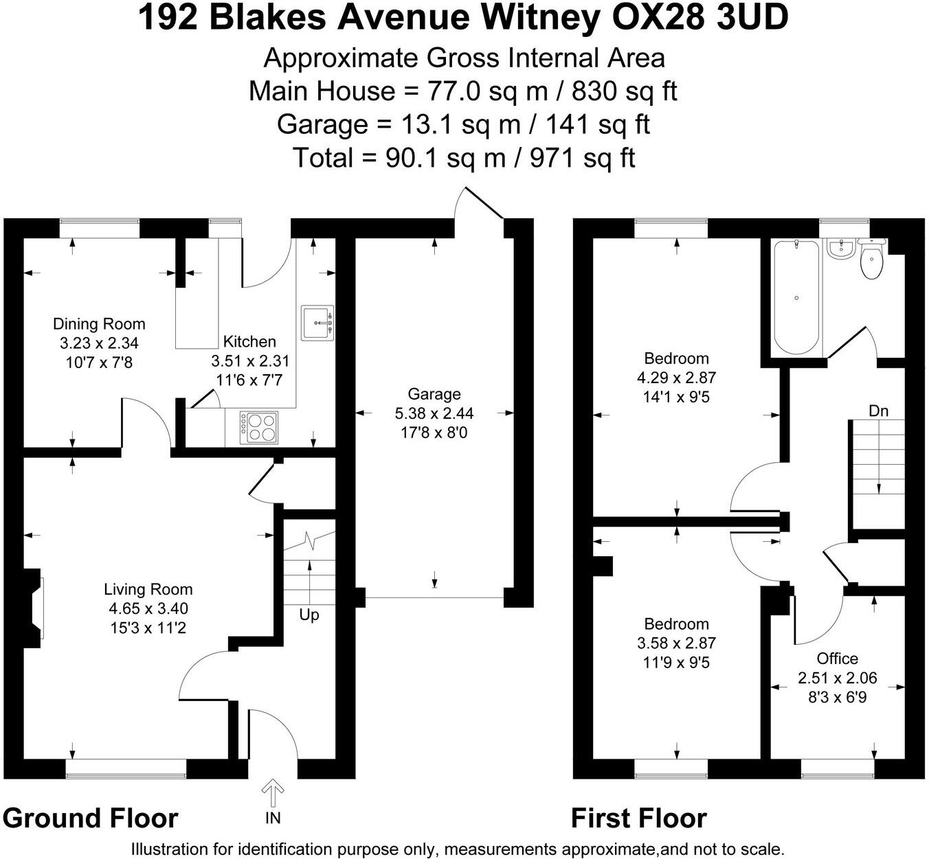 Blakes Avenue, Witney, OX28 floorplan