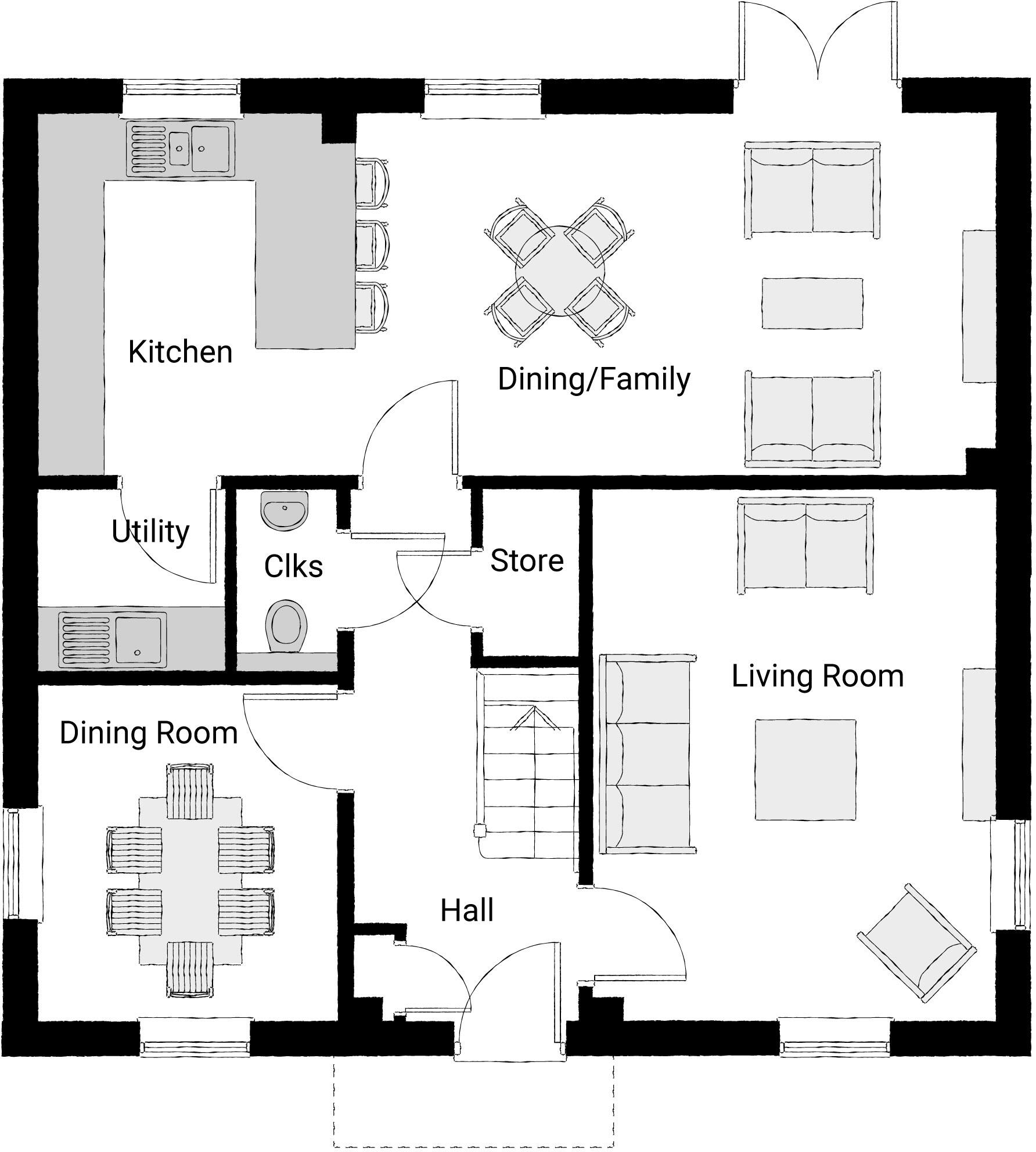 Hedworths Green at Lambton Park. Durham, County Durham, DH3 4E floorplan