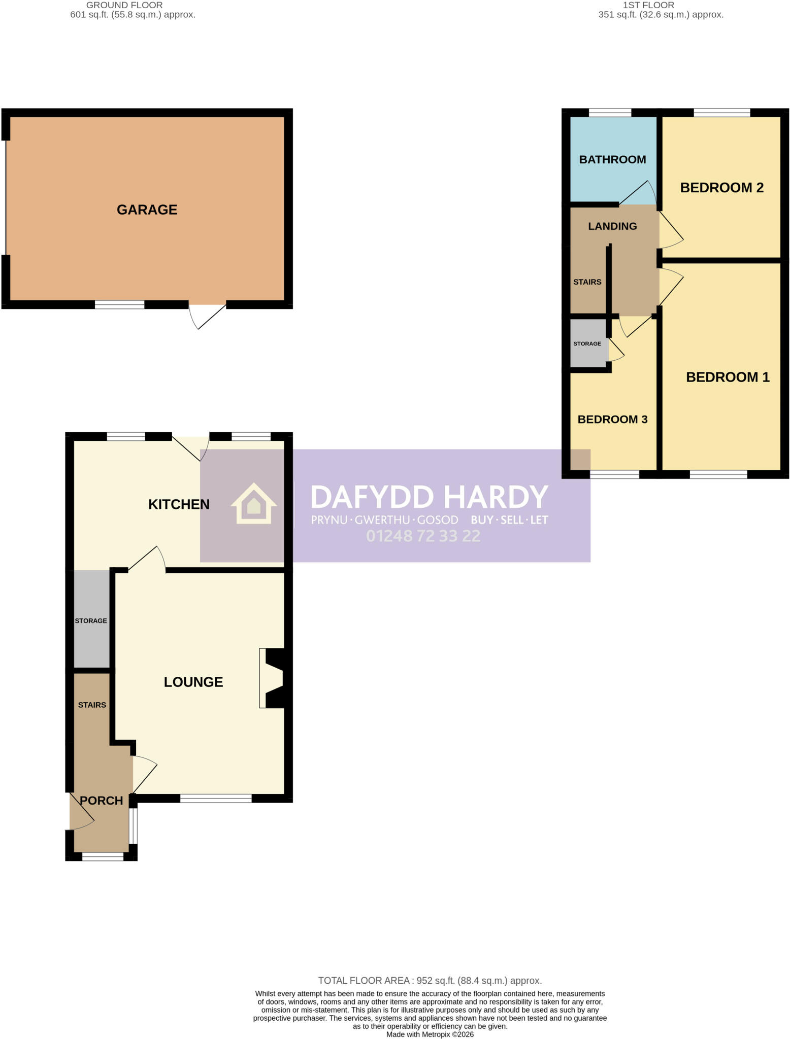 Rhodfa Lwyd, Llysfaen, Conwy, LL29 floorplan