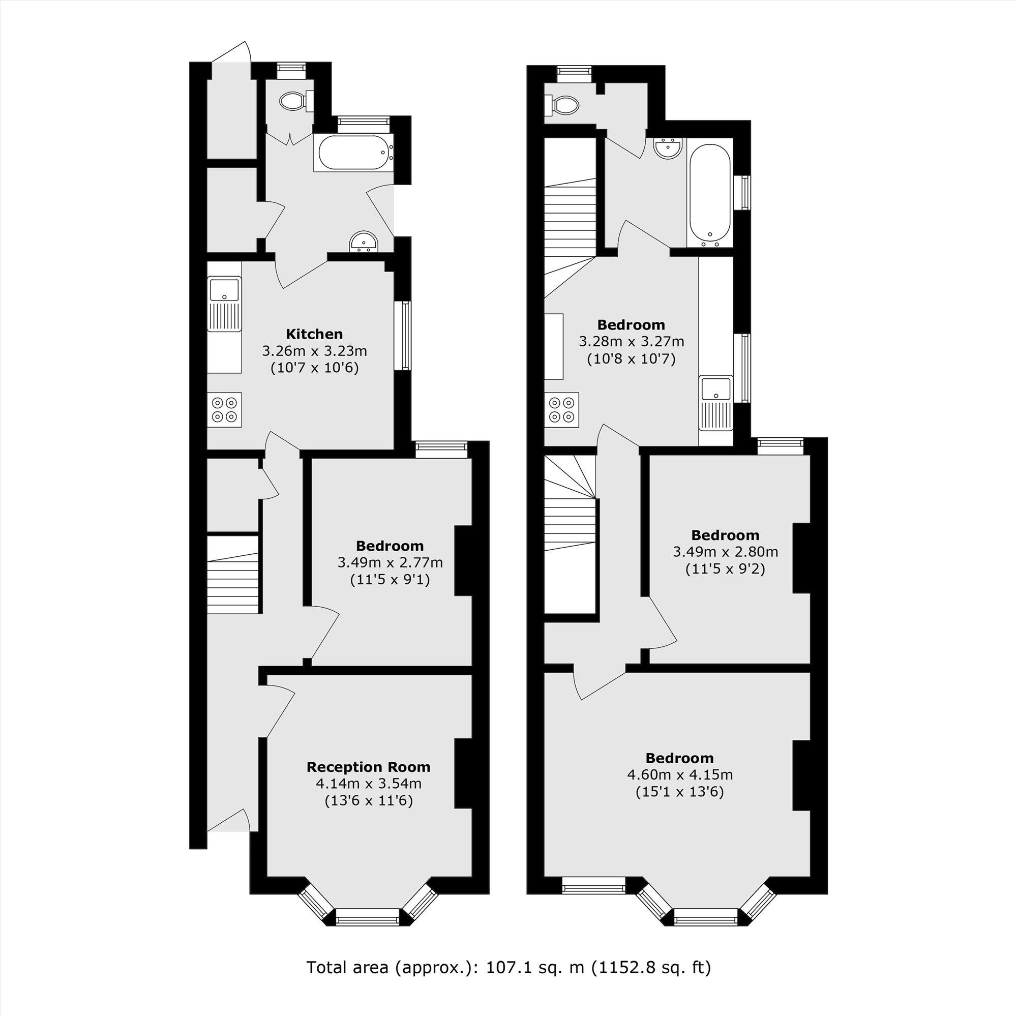Atheldene Road, Earlsfield floorplan