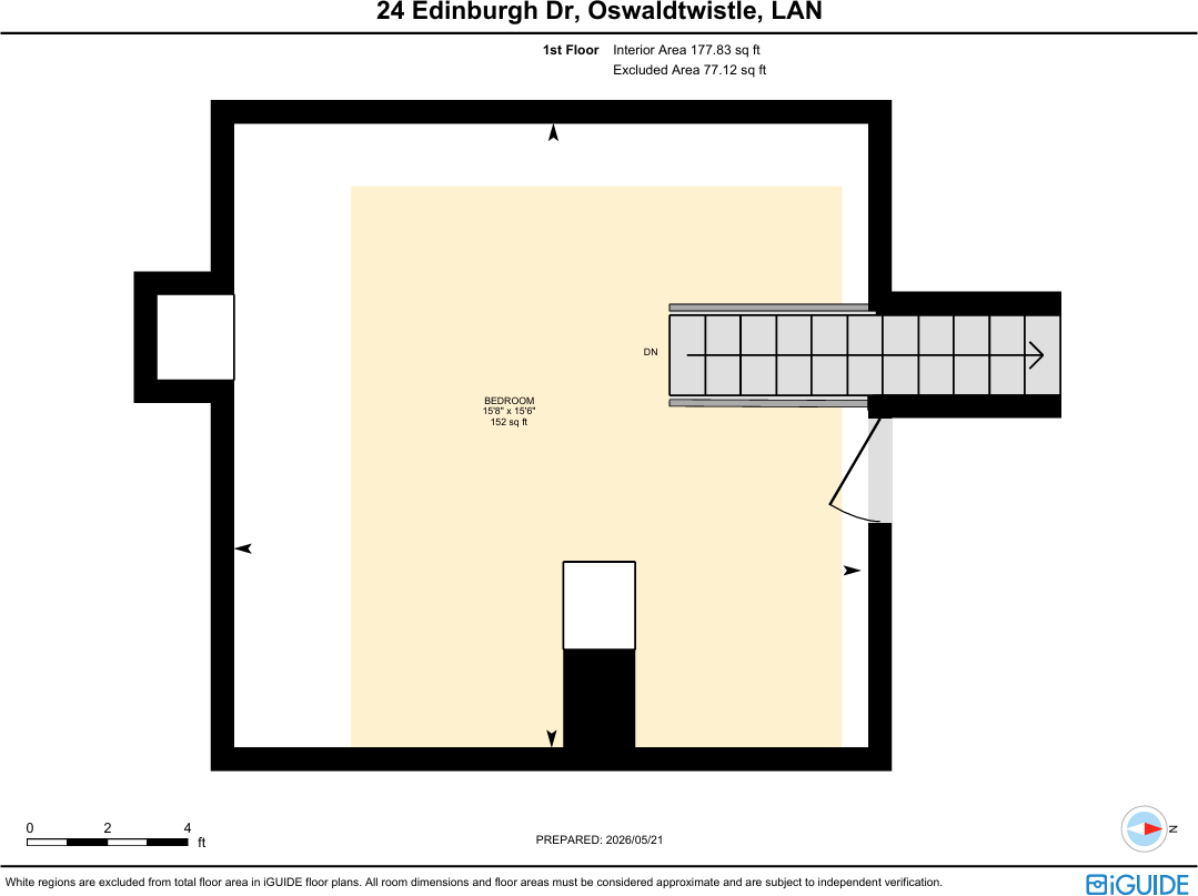 Edinburgh Drive, Oswaldtwistle, Accrington, Lancashire, BB5 floorplan