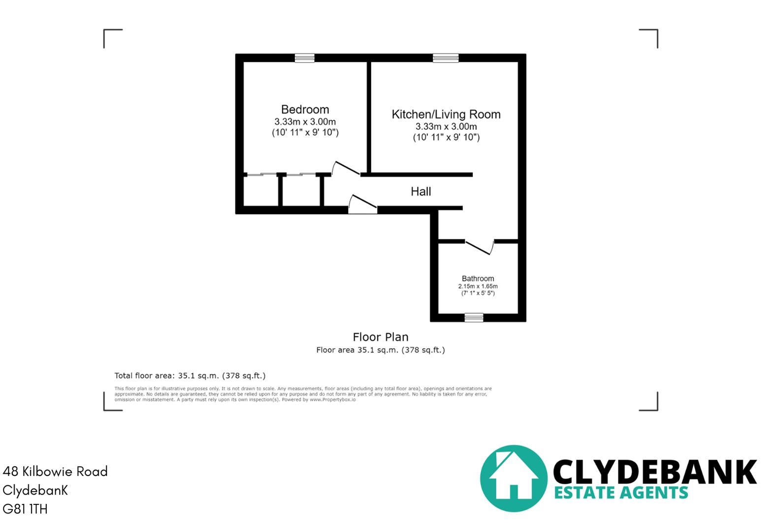 Whitecrook Street, Clydebank floorplan