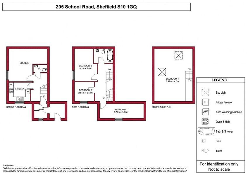 295 School Road, Crookes floorplan