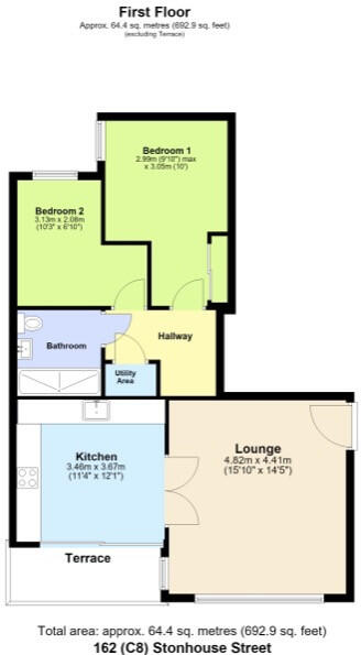 Draper House, Stonhouse Street floorplan