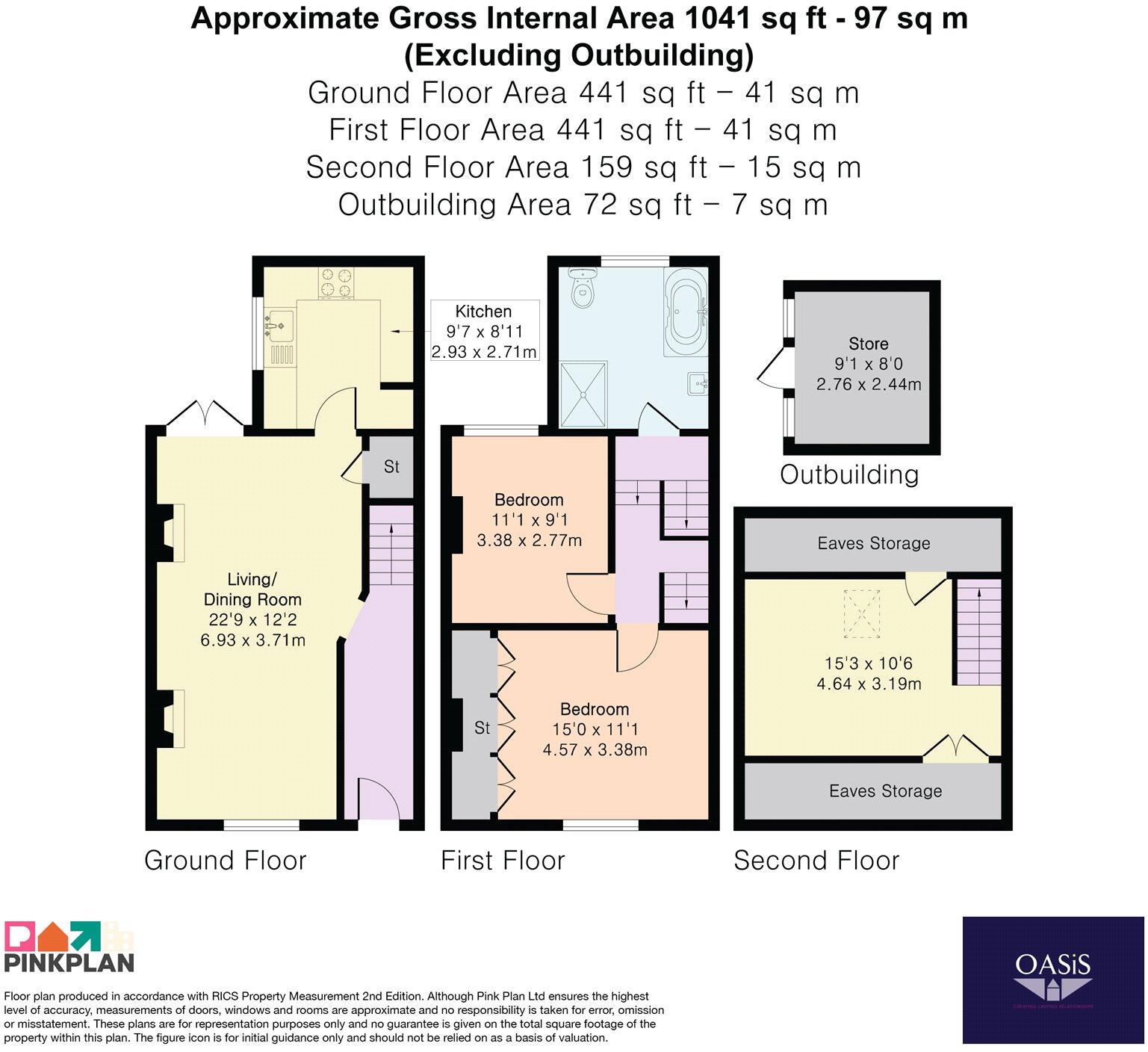 Ashford Road, Ashford, Surrey, TW15 floorplan