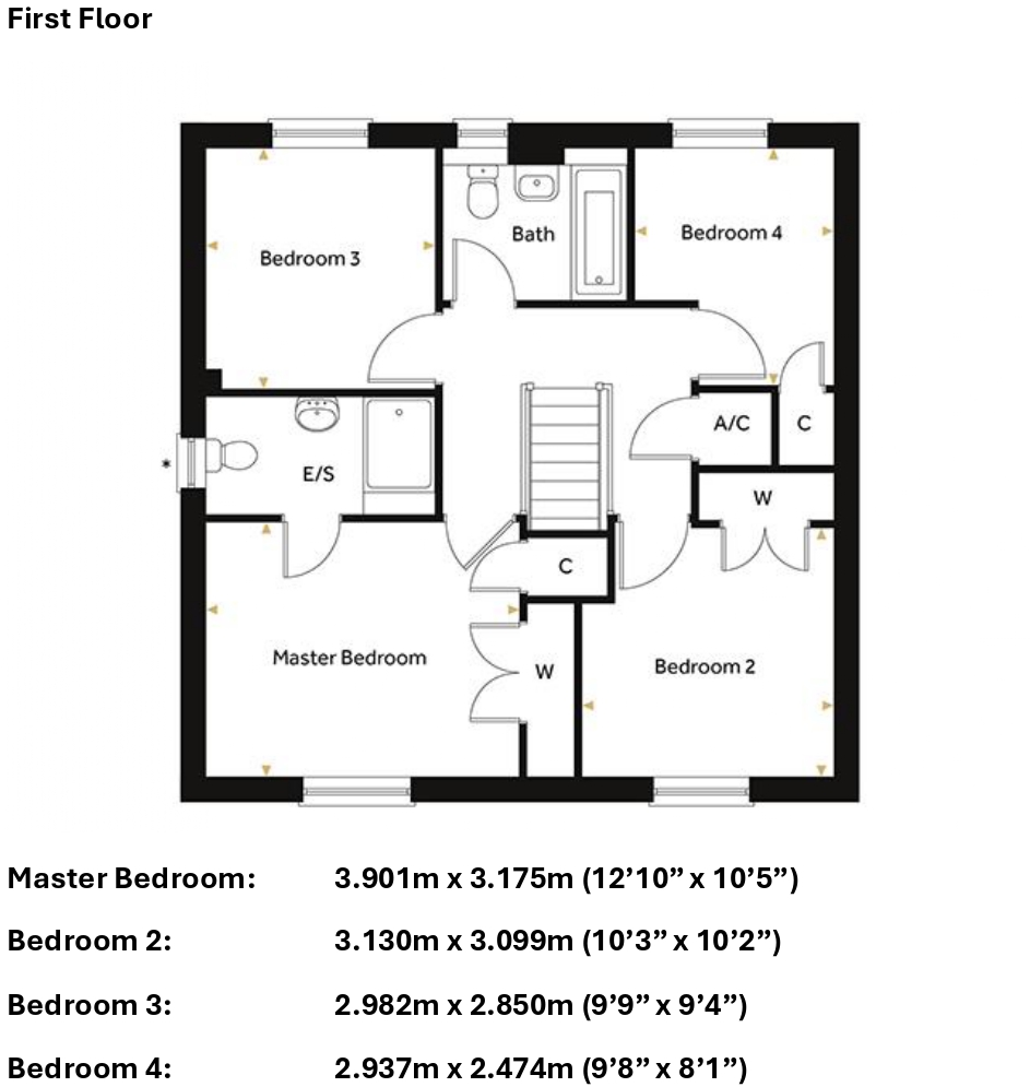 Foster Close, Ormesby, Great Yarmouth floorplan