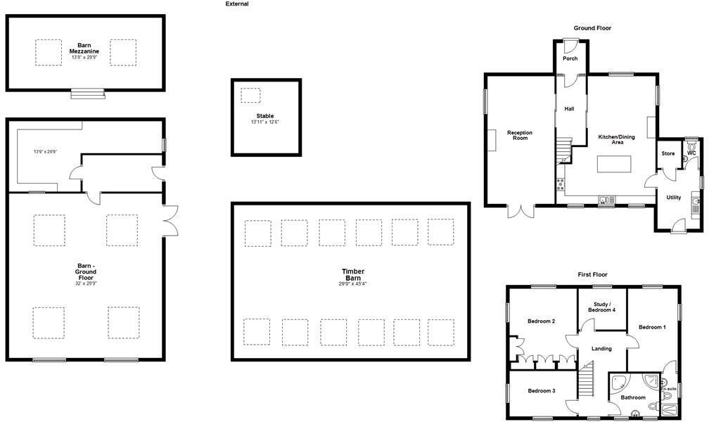 Meadow Farm House, Sunderland Point floorplan