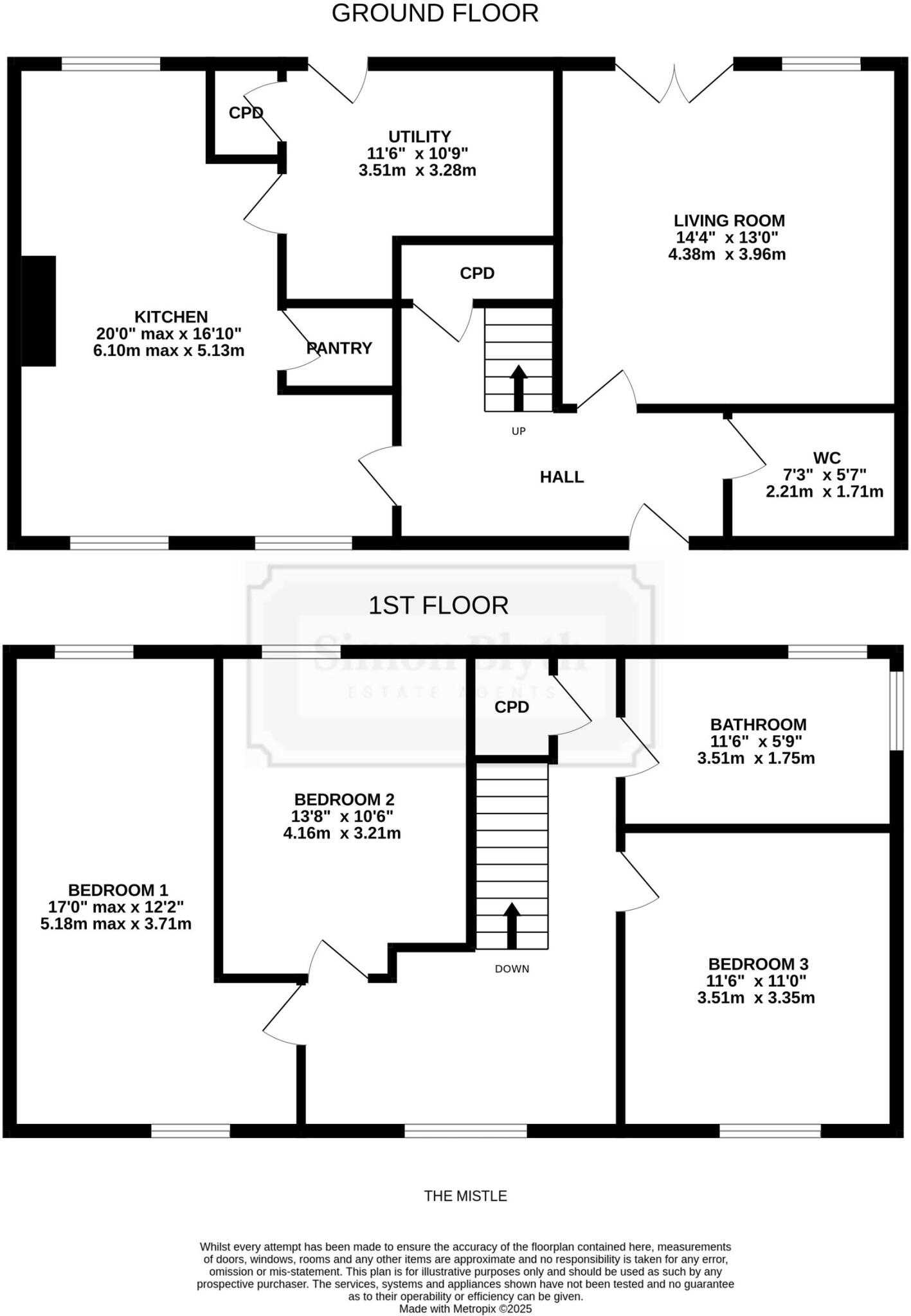 The Mistle, Denby Dale Road, Bretton, WF4 floorplan