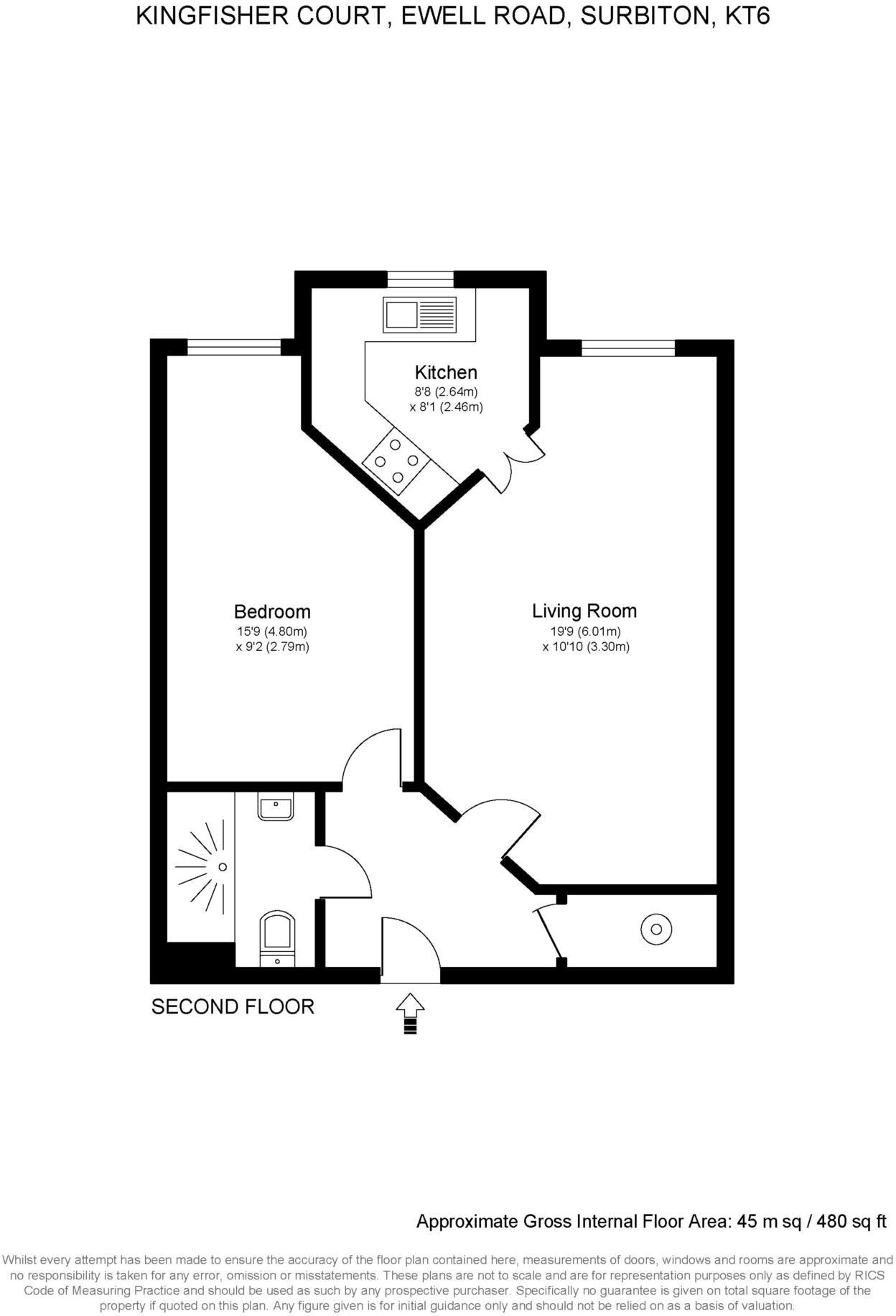 Kingfisher Court, Surbiton floorplan