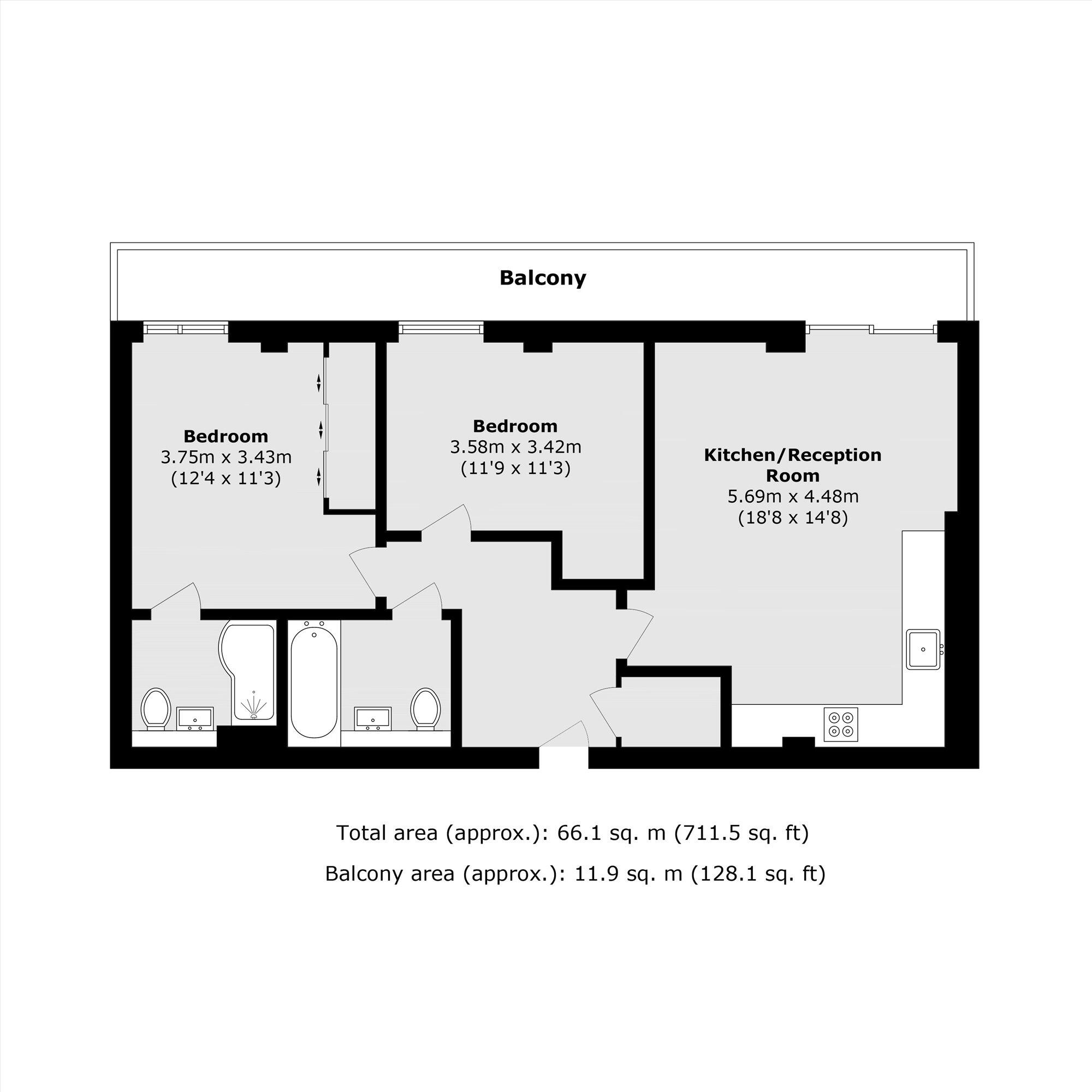 Cornell Square, South Lambeth floorplan