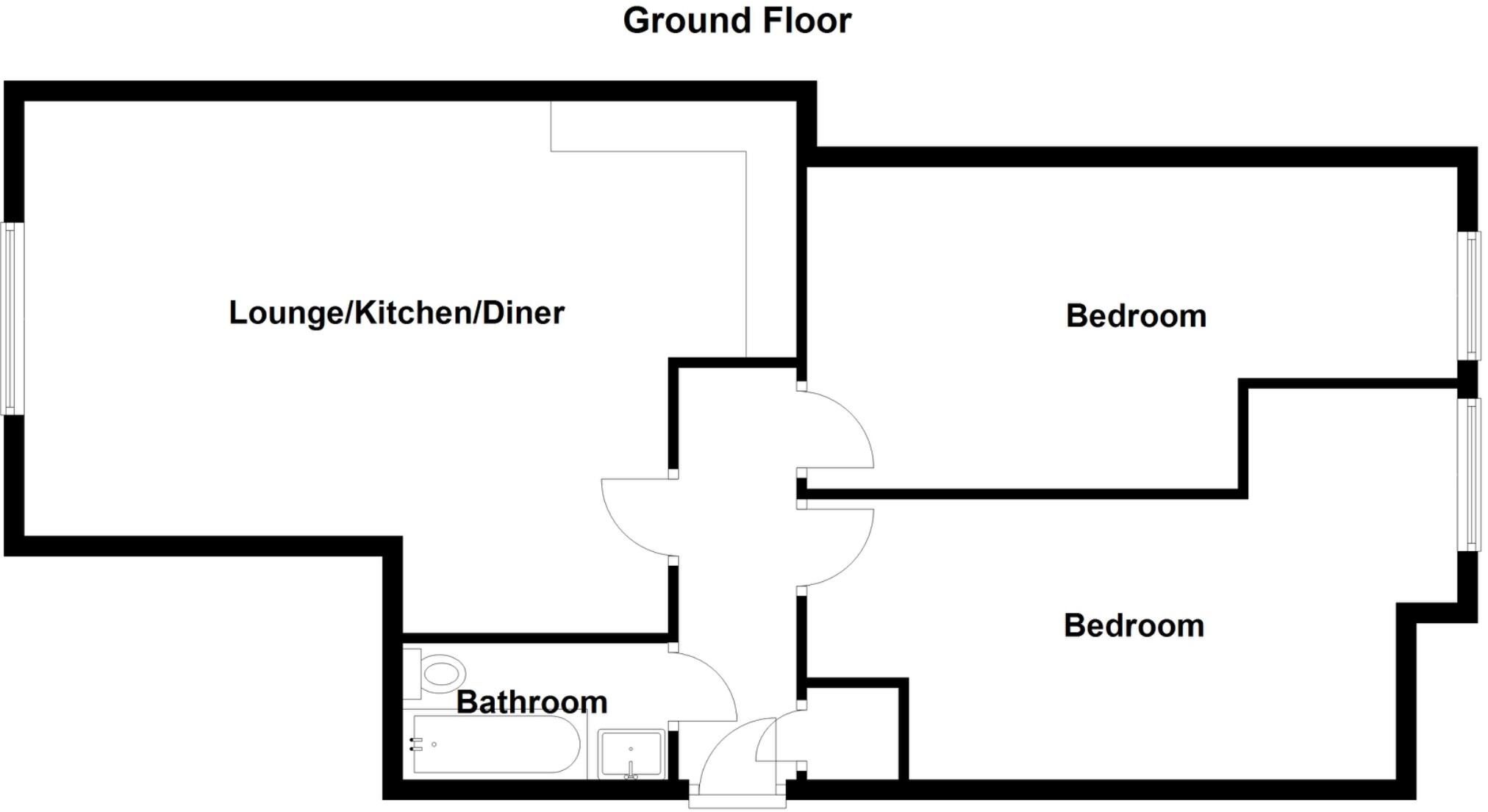 Bridge House, 90 Dover Road East, Gravesend, DA11 floorplan
