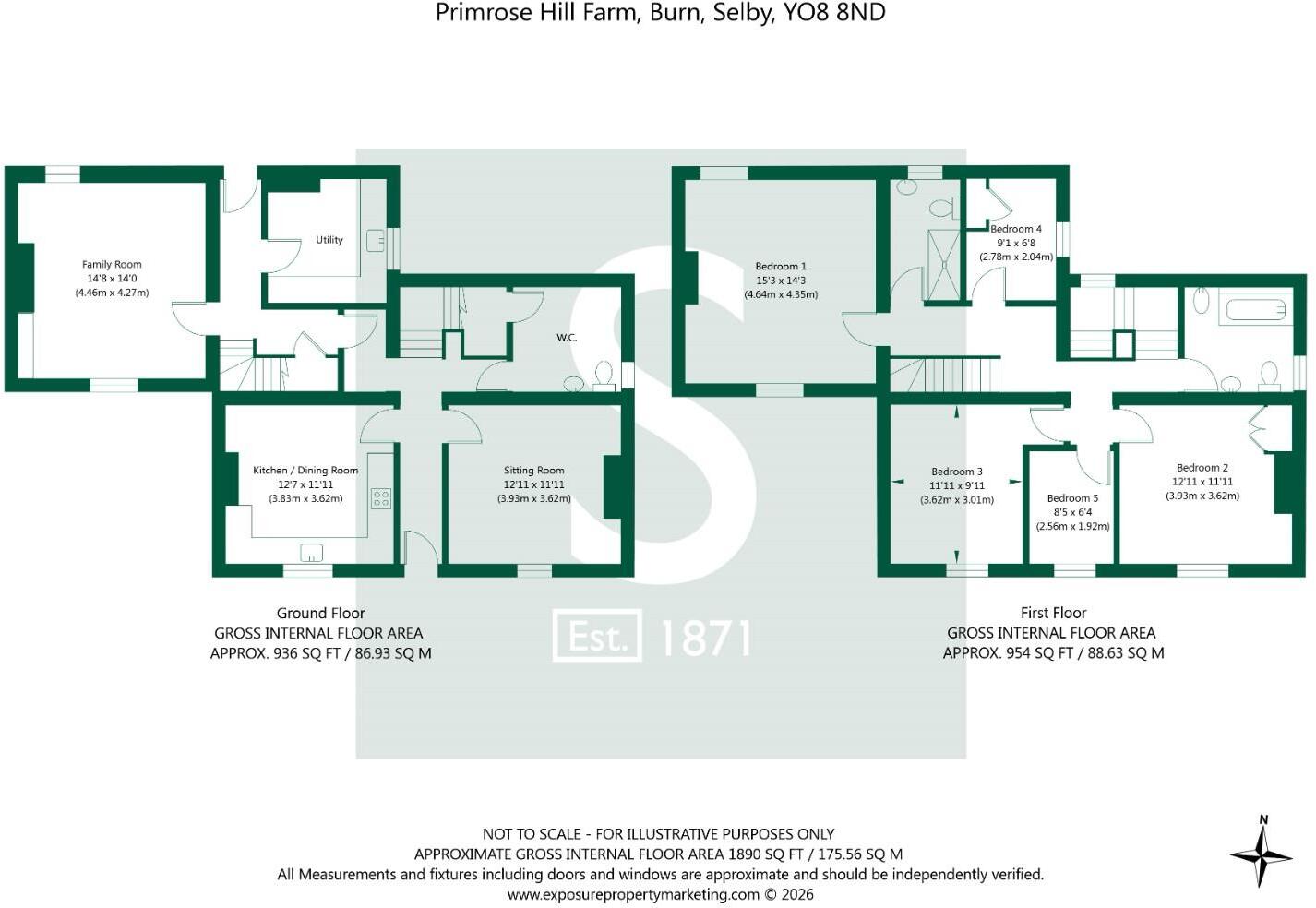 Camblesforth Road, Burn floorplan