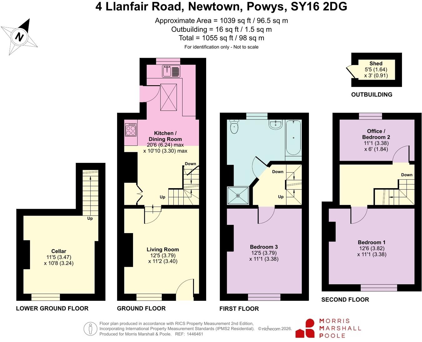 Llanfair Road, Newtown, Powys, SY16 floorplan