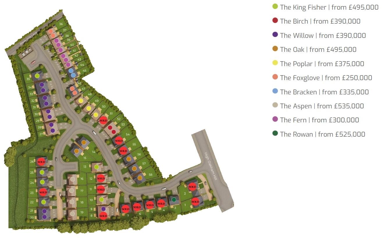 The Willow, High Oakham Ridge, Mansfield, NG18 floorplan