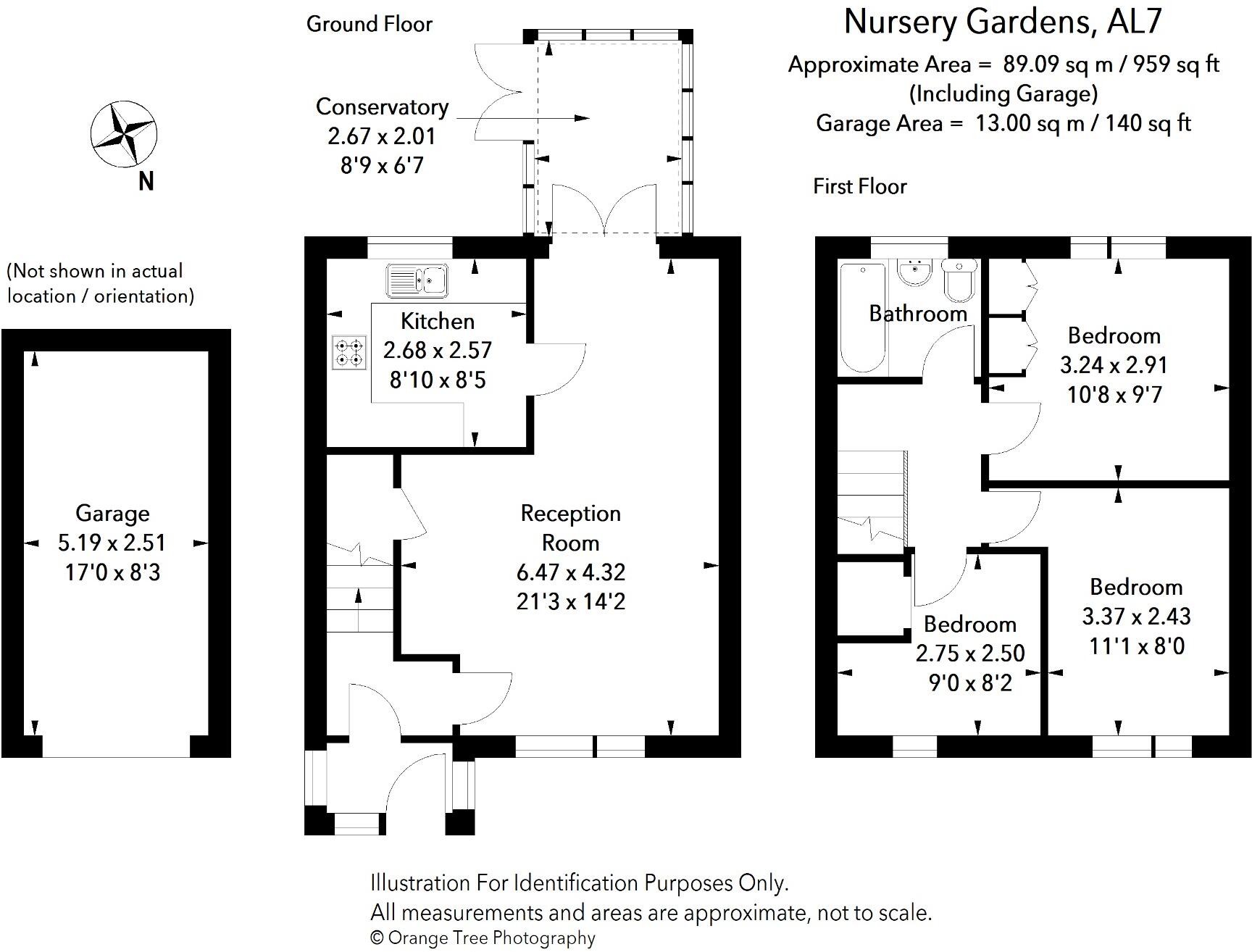 Nursery Gardens, Welwyn Garden City, Hertfordshire, AL7 floorplan