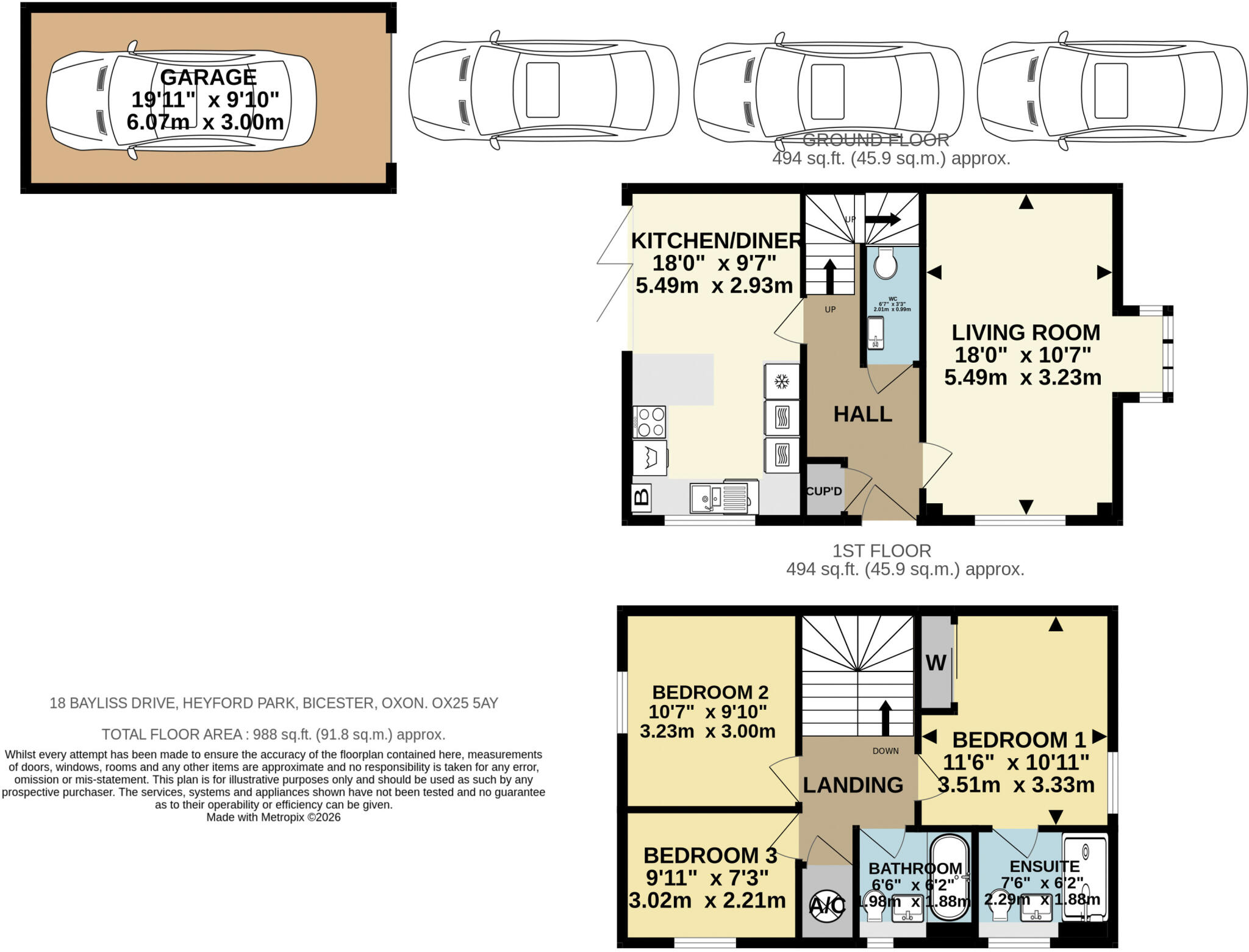 Bayliss Drive, Heyford Park, Oxfordshire floorplan