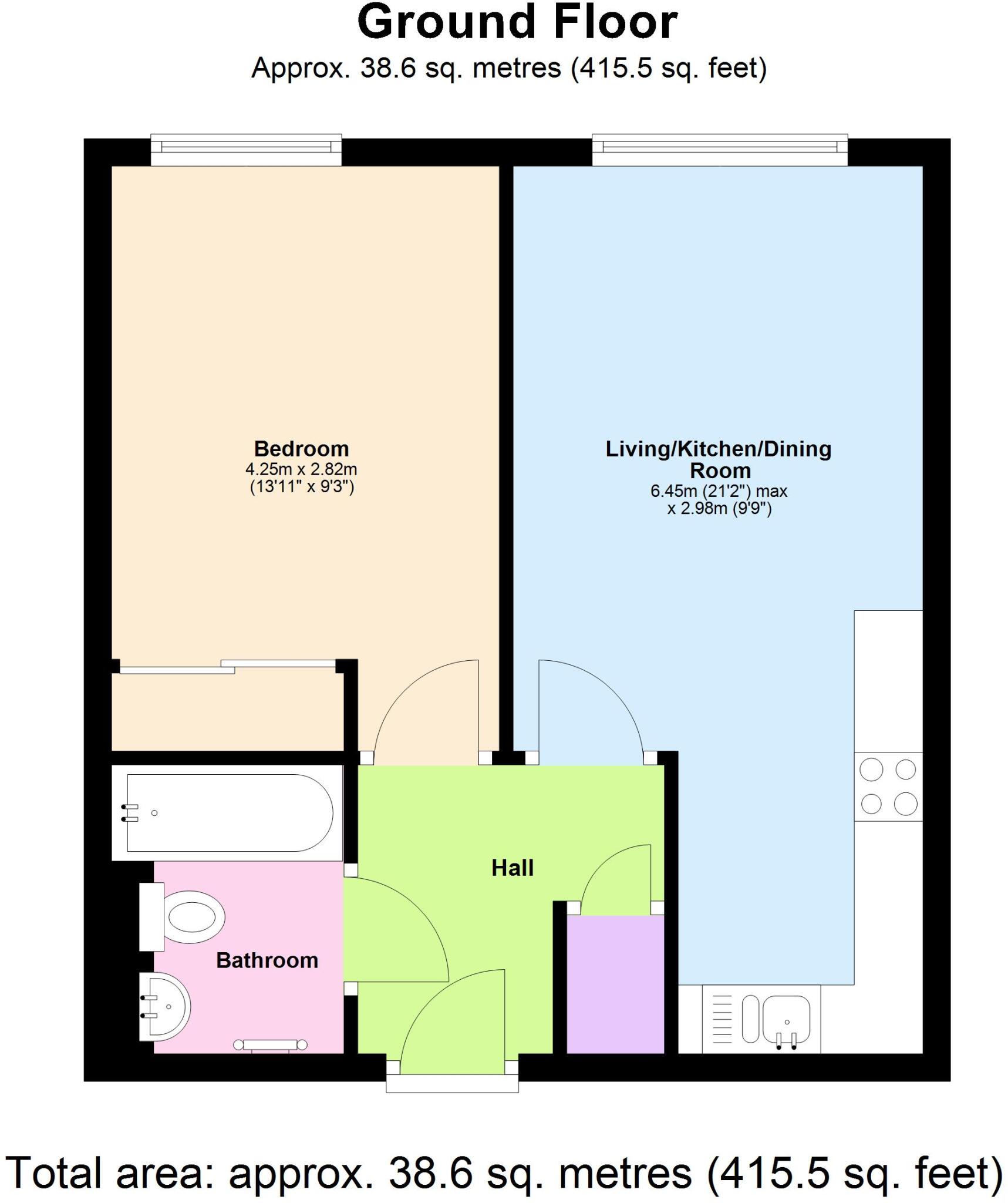 The Hicking Building, Queens Road, NG2 floorplan