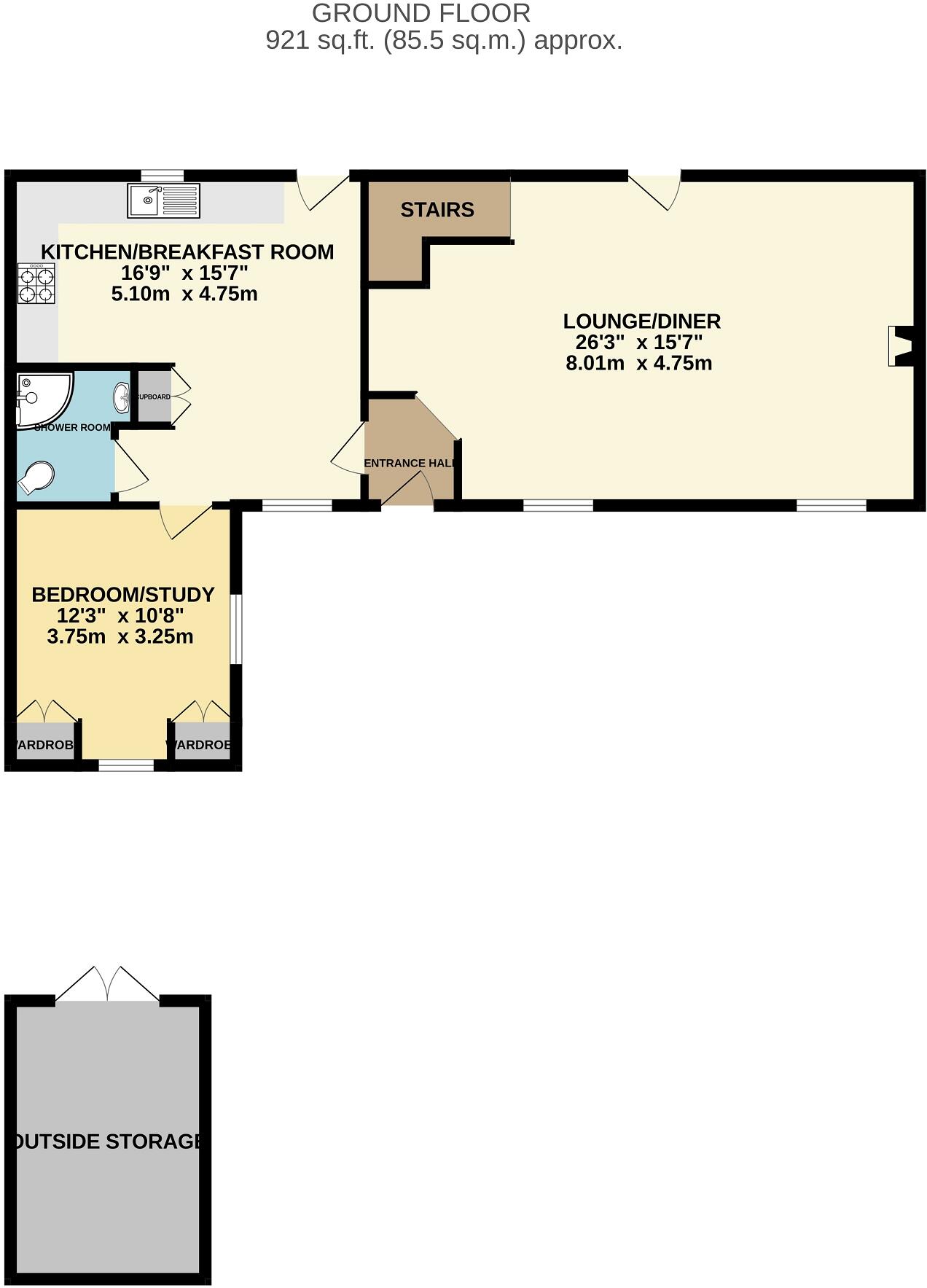The Stables, Undy, Caldicot, Mon. NP26 3EN floorplan