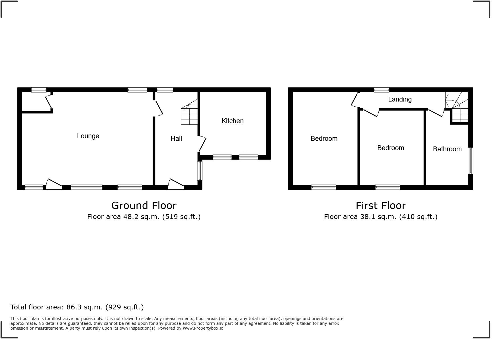 Wray Cottage, Kentmere, Kendal, Cumbria LA8 9JL floorplan