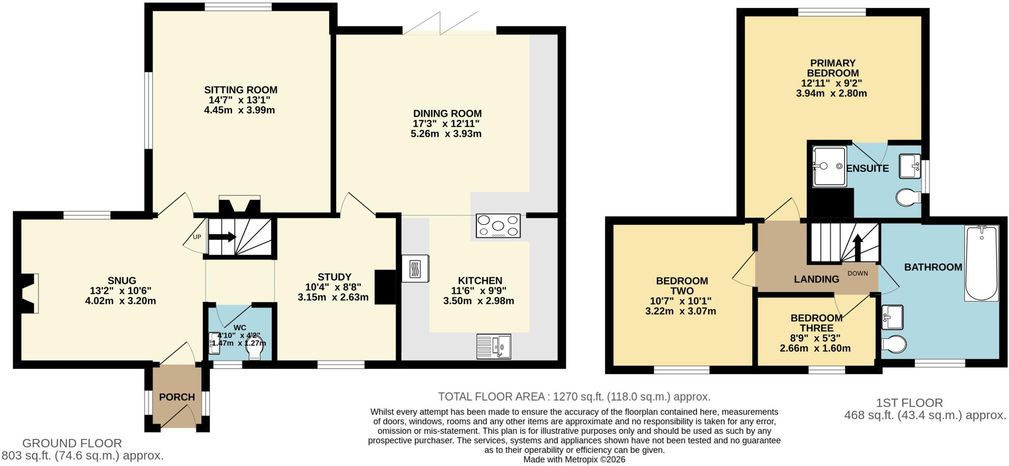 Harleston Road, Weybread, Diss, Suffolk, IP21 floorplan