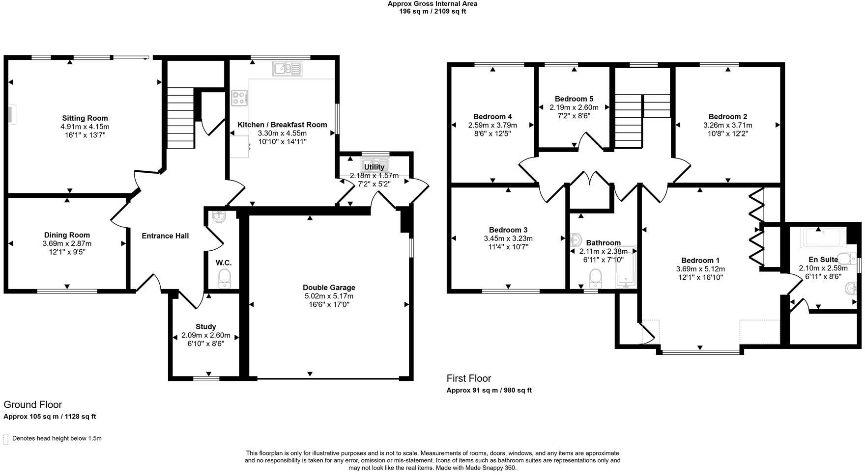 Heather Close, Sonning Common floorplan