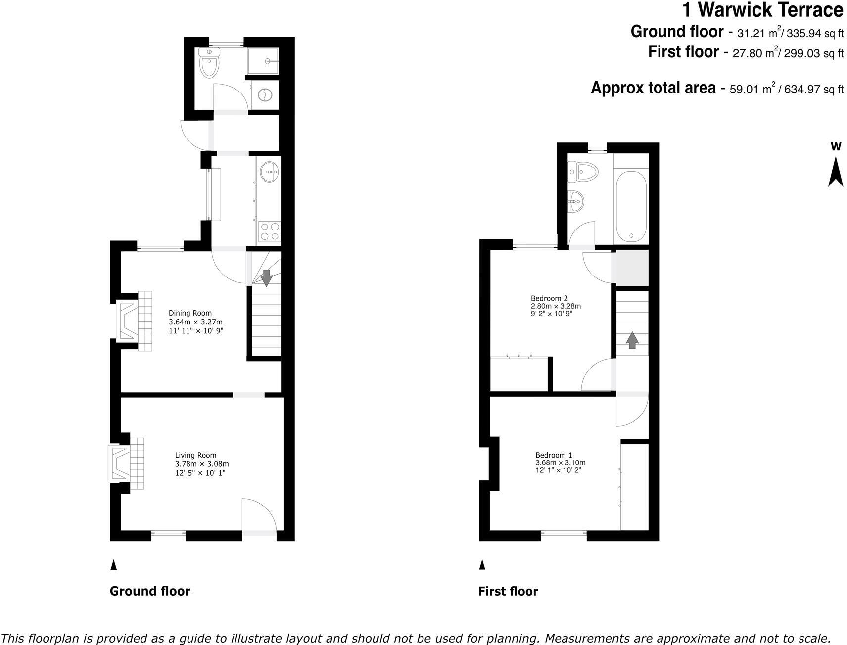 Warwick Terrace, Olney floorplan