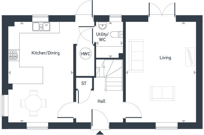 Higher Newham Lane, Newham, Truro, Cornwa, TR1 floorplan