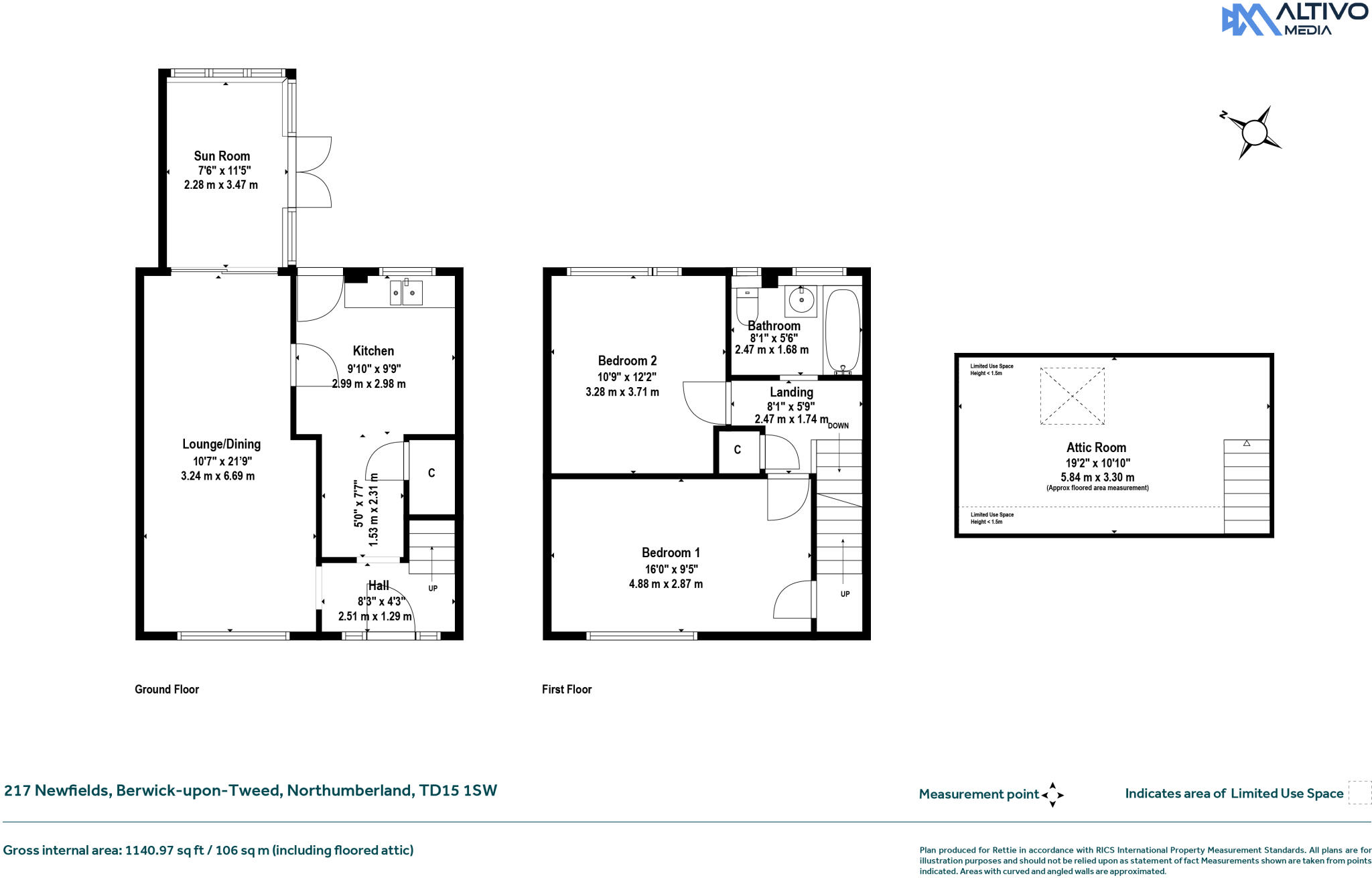 Newfields, Berwick-upon-Tweed, Northumberland floorplan
