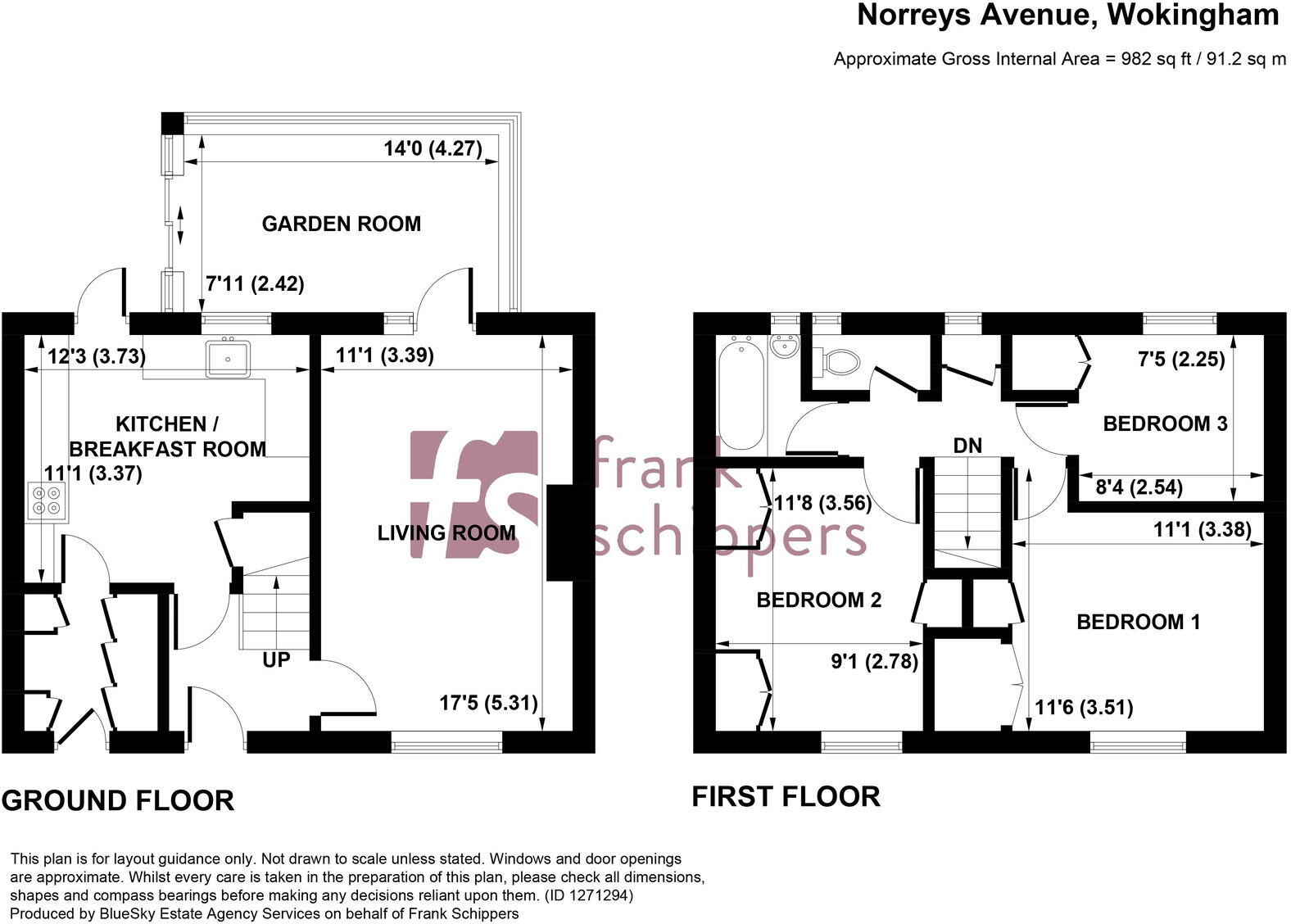 Norreys Avenue, Wokingham, Berkshire RG40 1TU floorplan