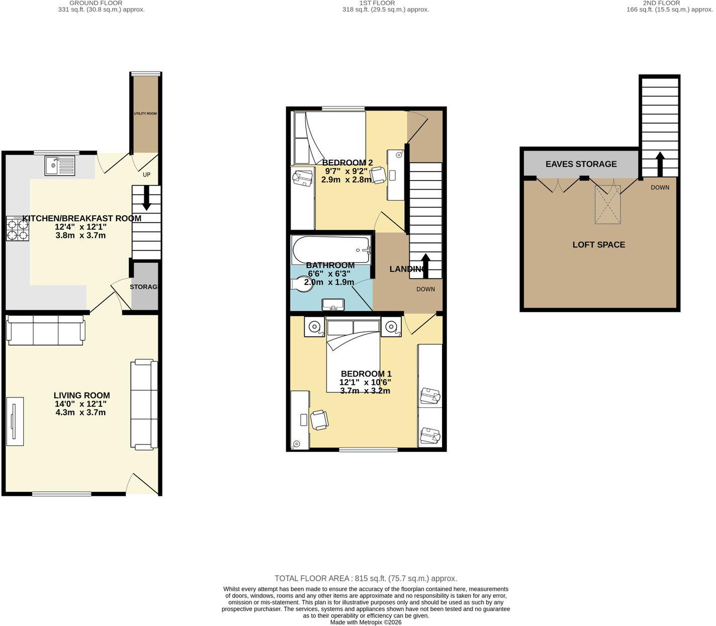 Upper Brook Street, Stockport, SK1 3BW floorplan