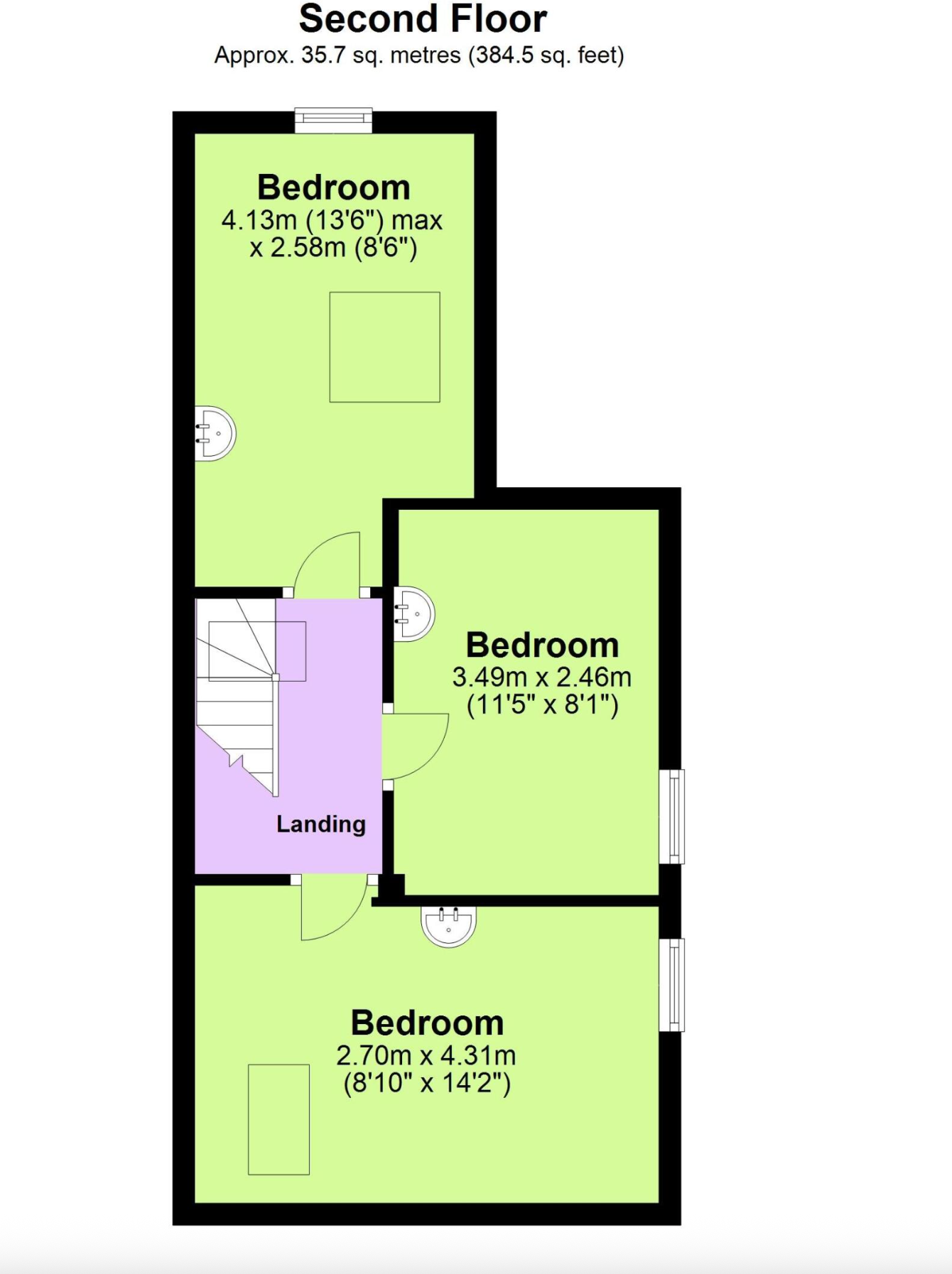 Cottesmore Road, Nottingham floorplan