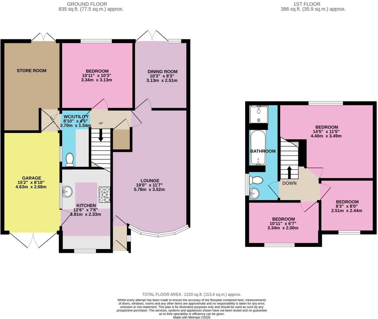 Deansfield, Cricklade, Swindon, Wiltshire, SN6 floorplan